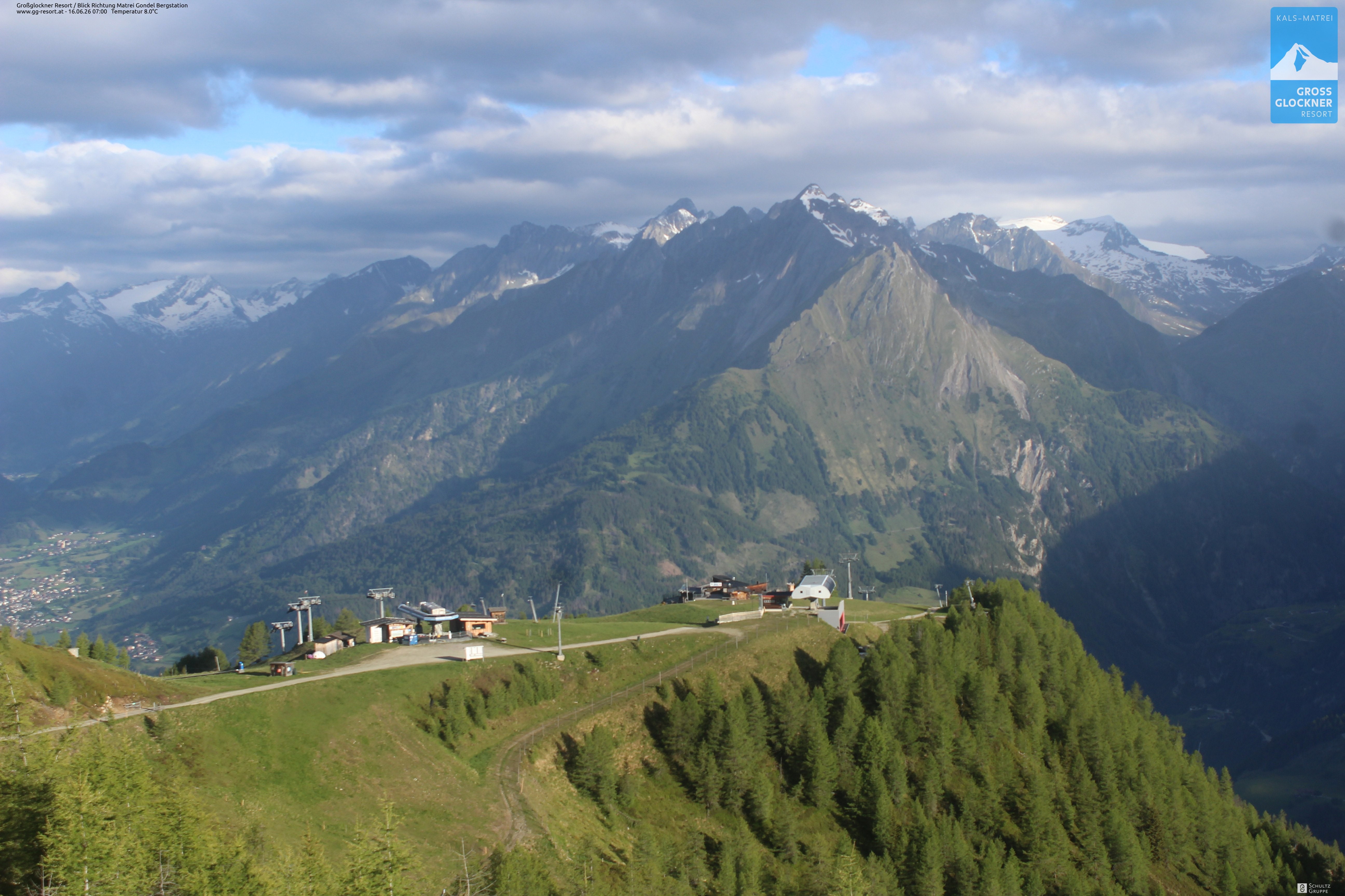 Archiv Foto Webcam Goldried-Gondelbahn Bergstation