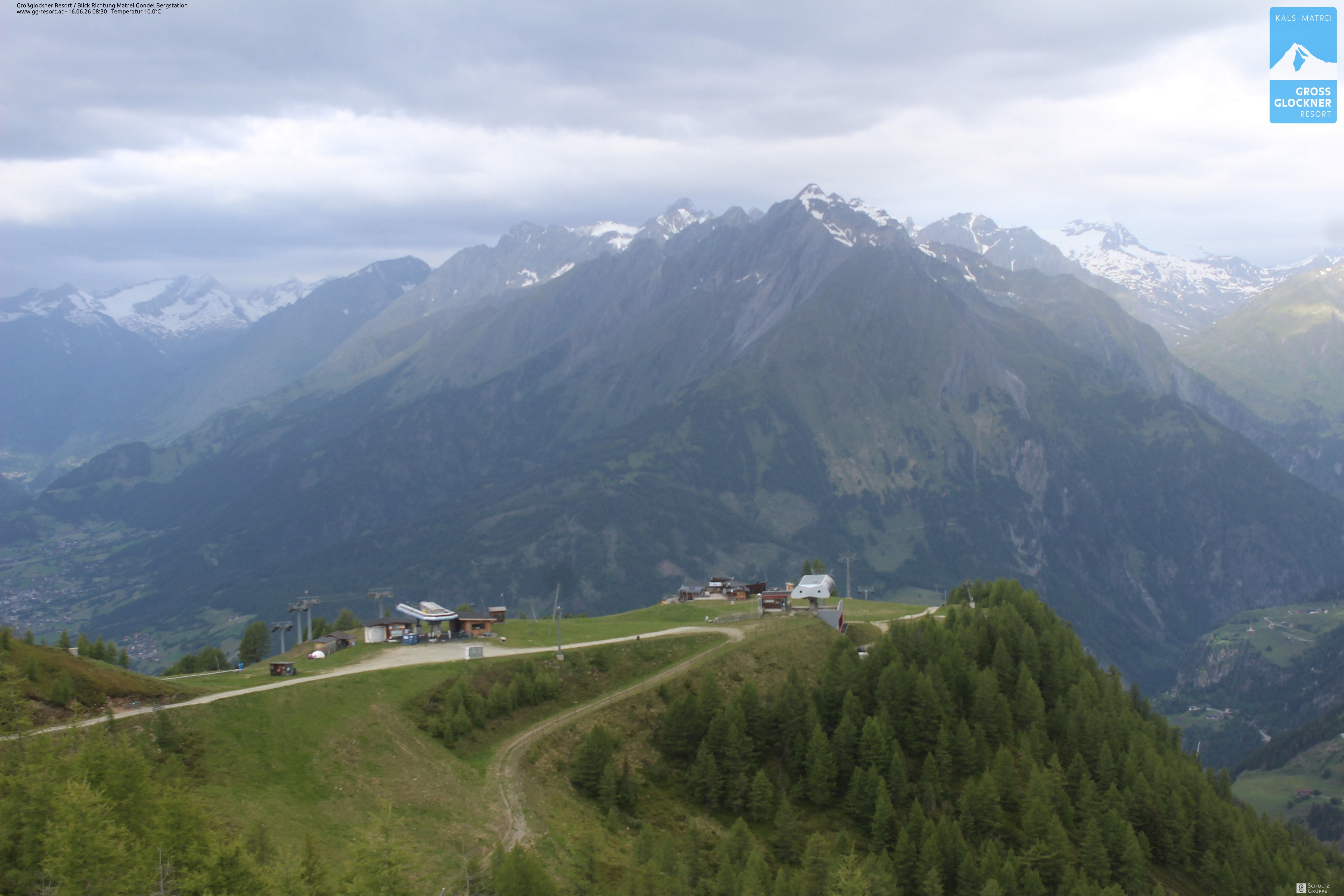 Archiv Foto Webcam Goldried-Gondelbahn Bergstation