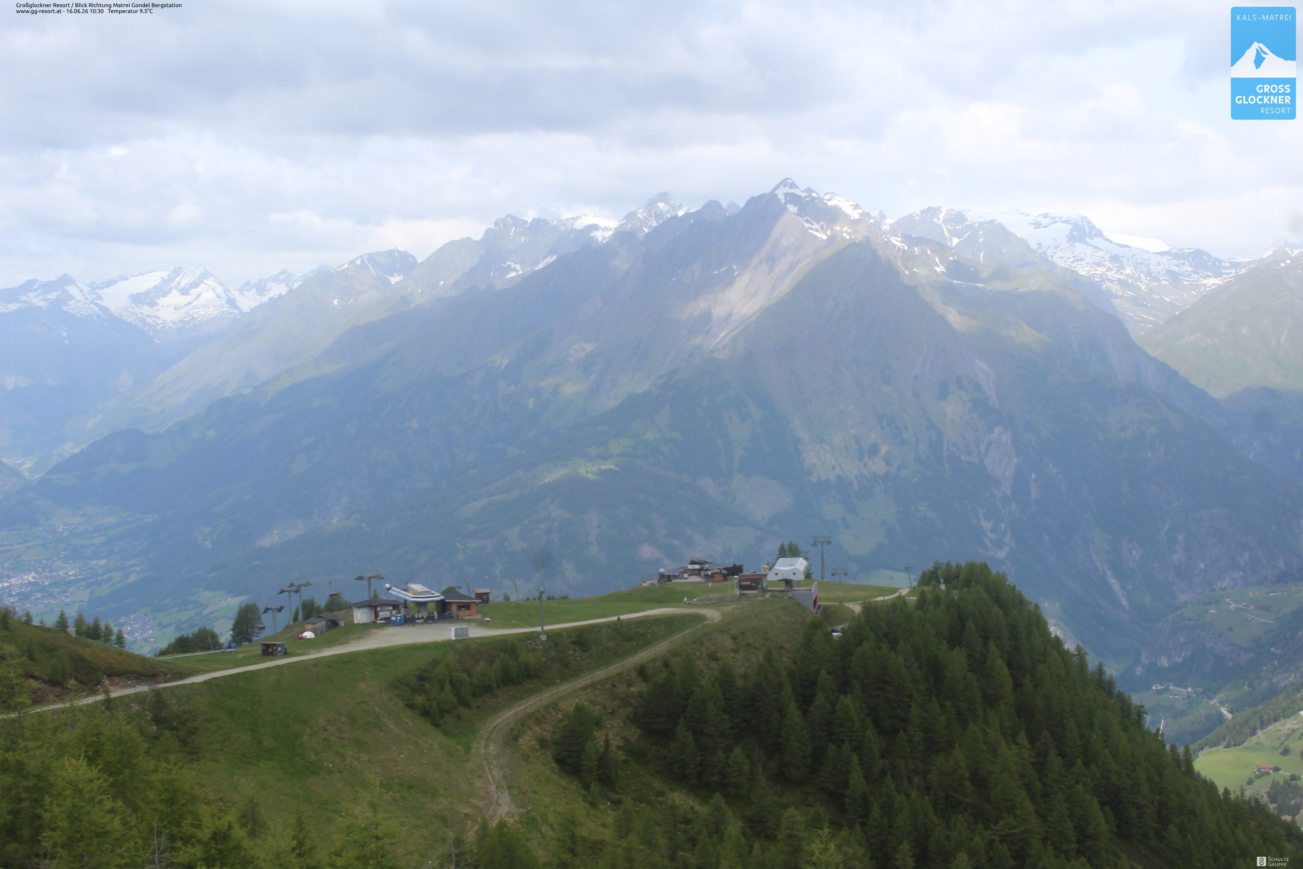 Archiv Foto Webcam Goldried-Gondelbahn Bergstation