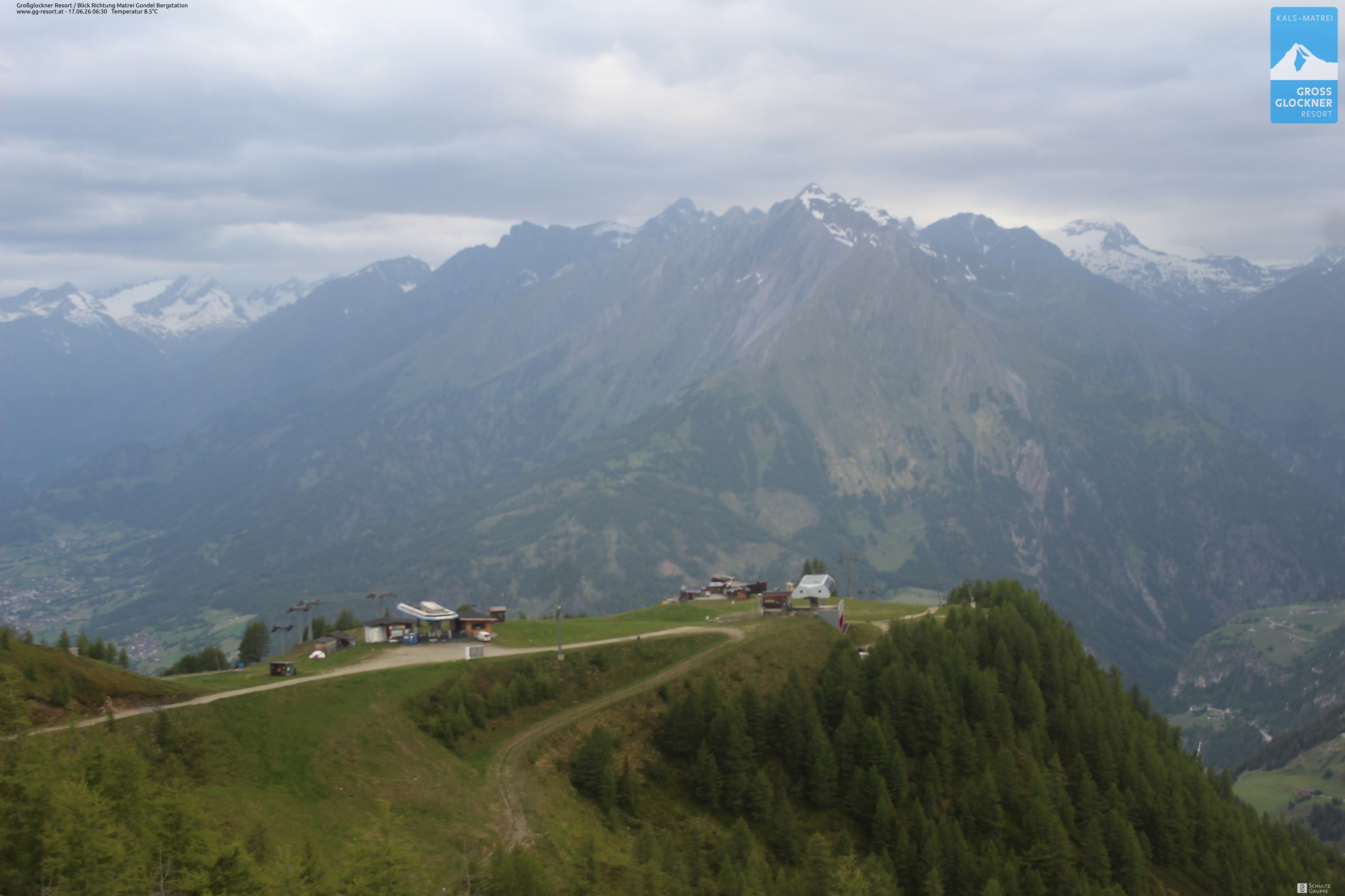 Archiv Foto Webcam Goldried-Gondelbahn Bergstation