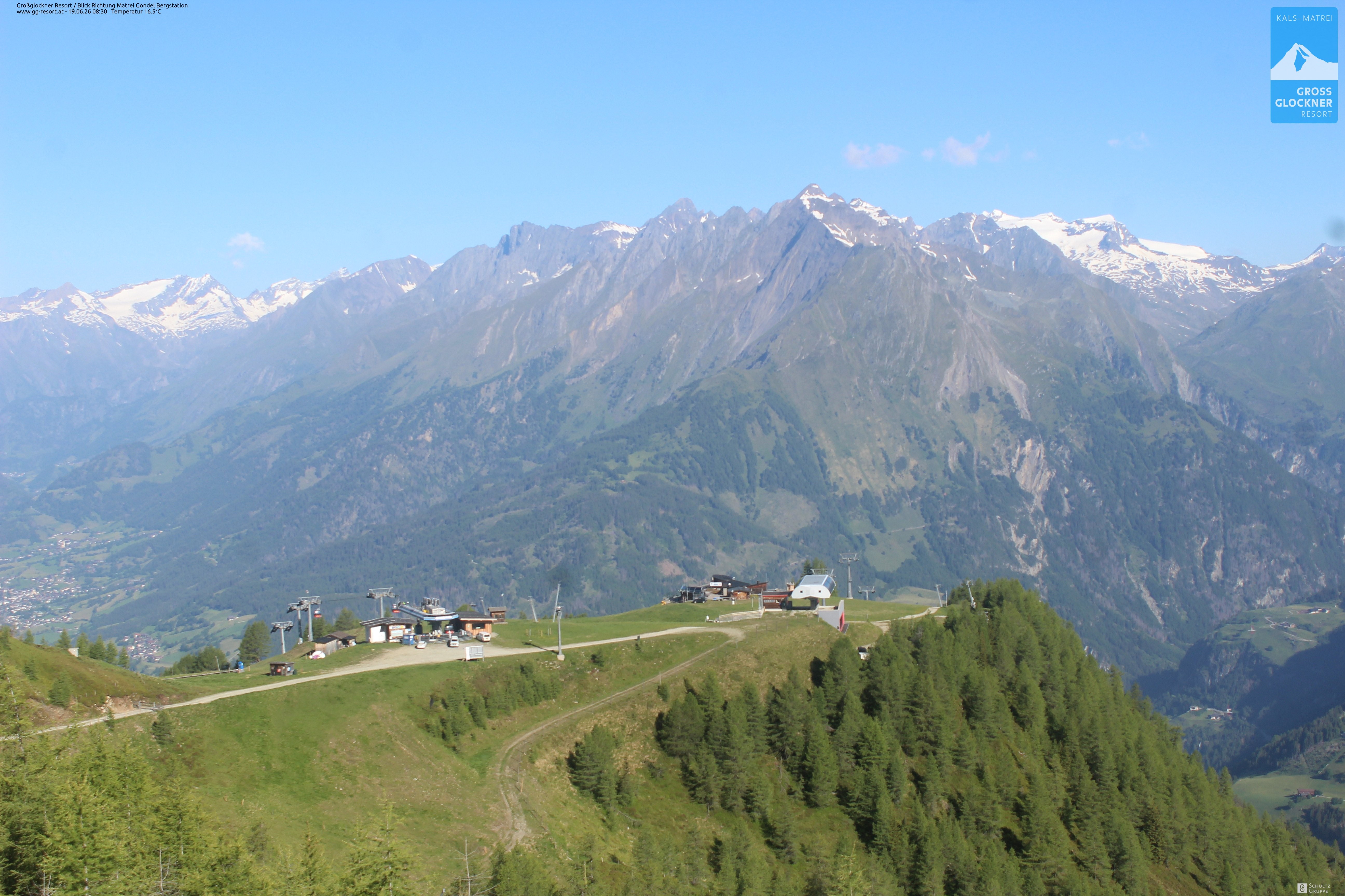 Archiv Foto Webcam Goldried-Gondelbahn Bergstation