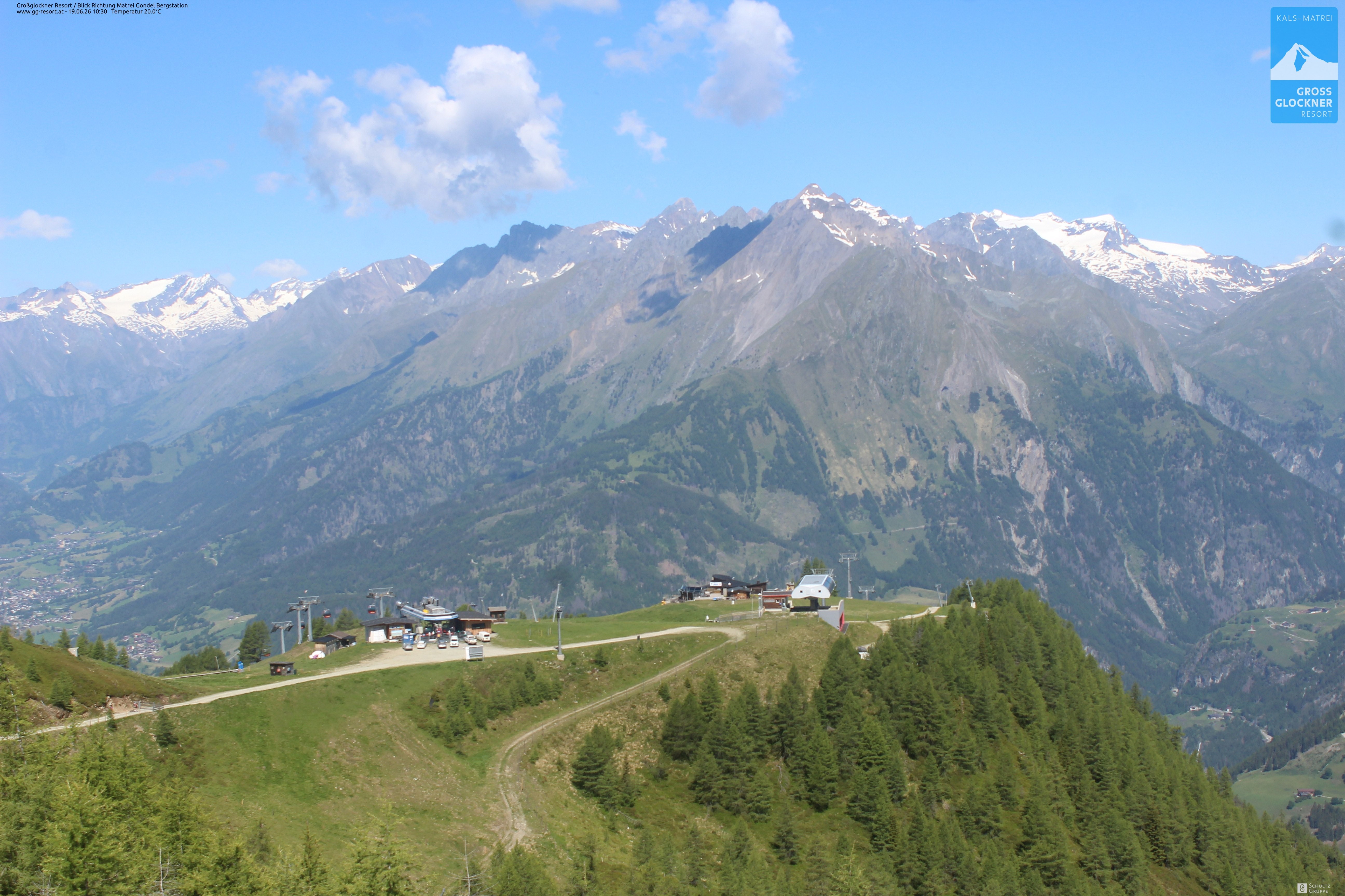 Archiv Foto Webcam Goldried-Gondelbahn Bergstation