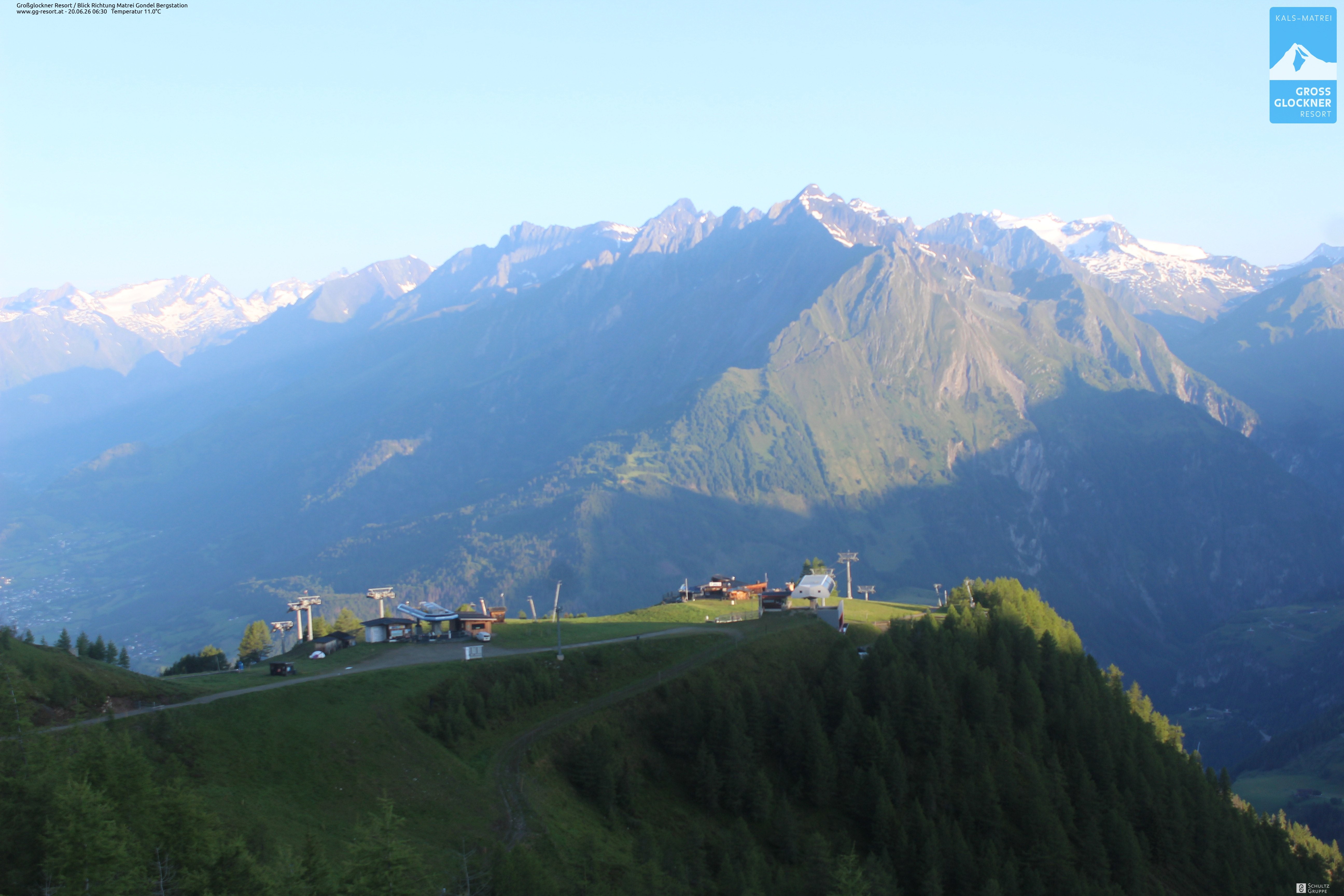 Archiv Foto Webcam Goldried-Gondelbahn Bergstation