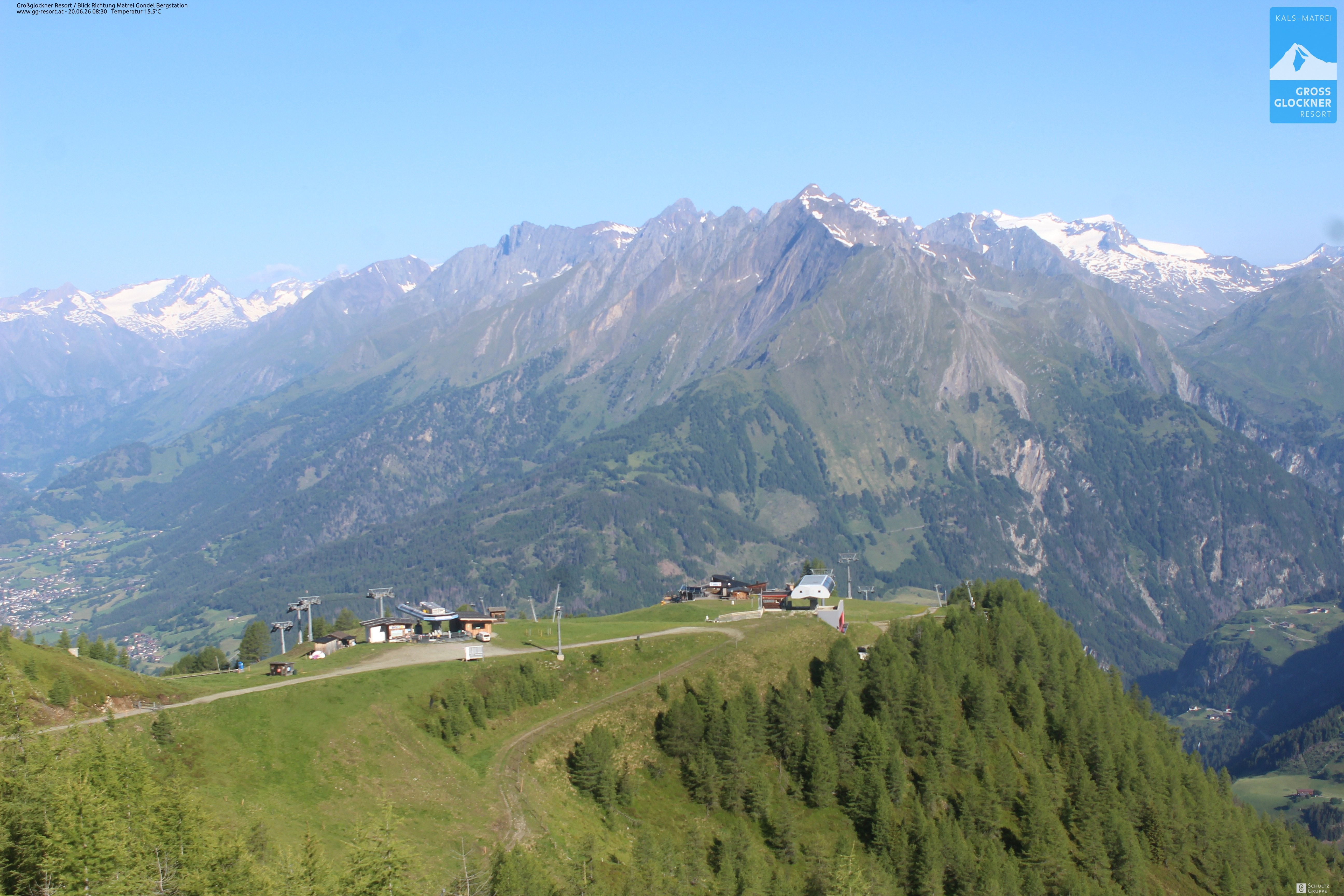 Archiv Foto Webcam Goldried-Gondelbahn Bergstation