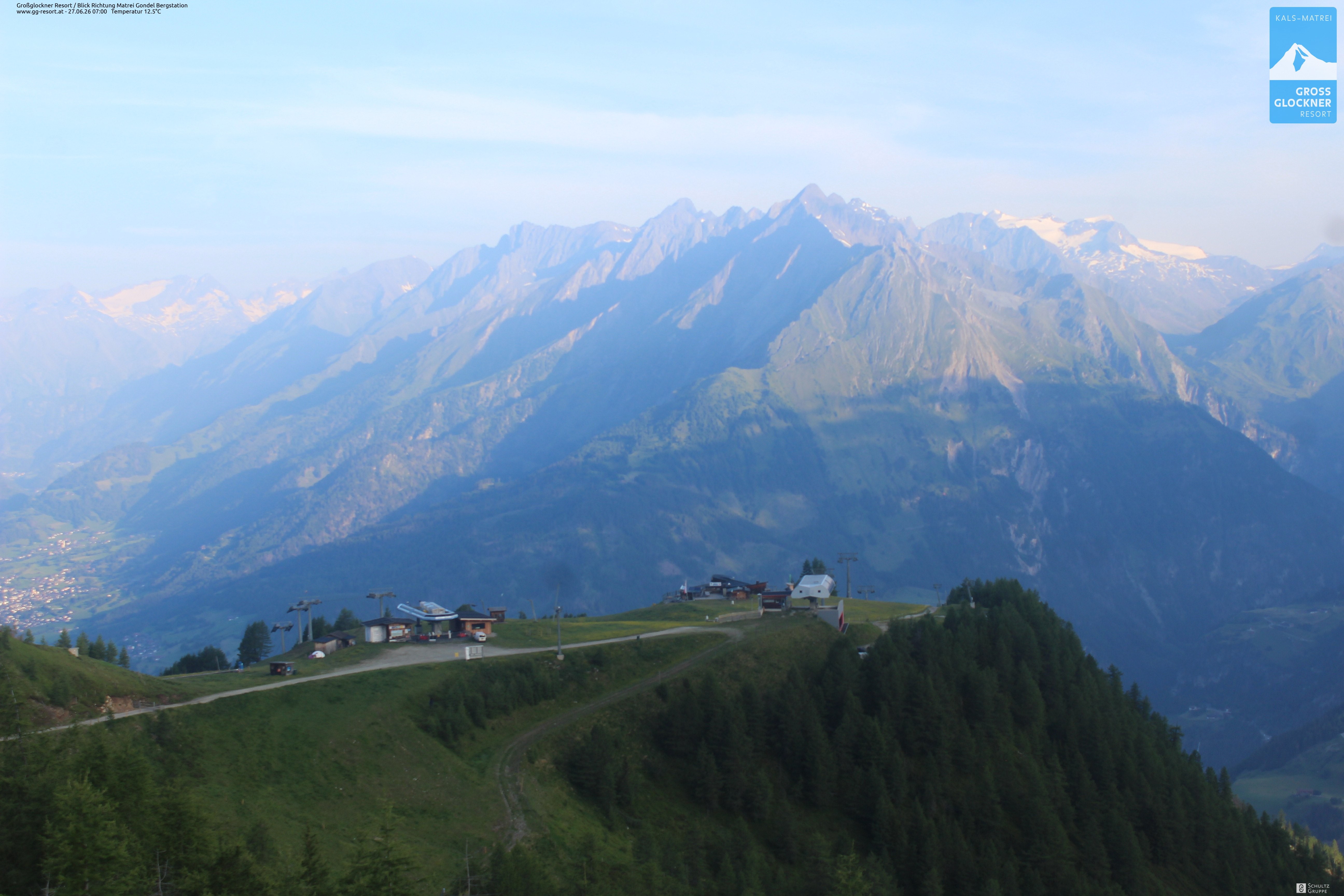 Archiv Foto Webcam Goldried-Gondelbahn Bergstation
