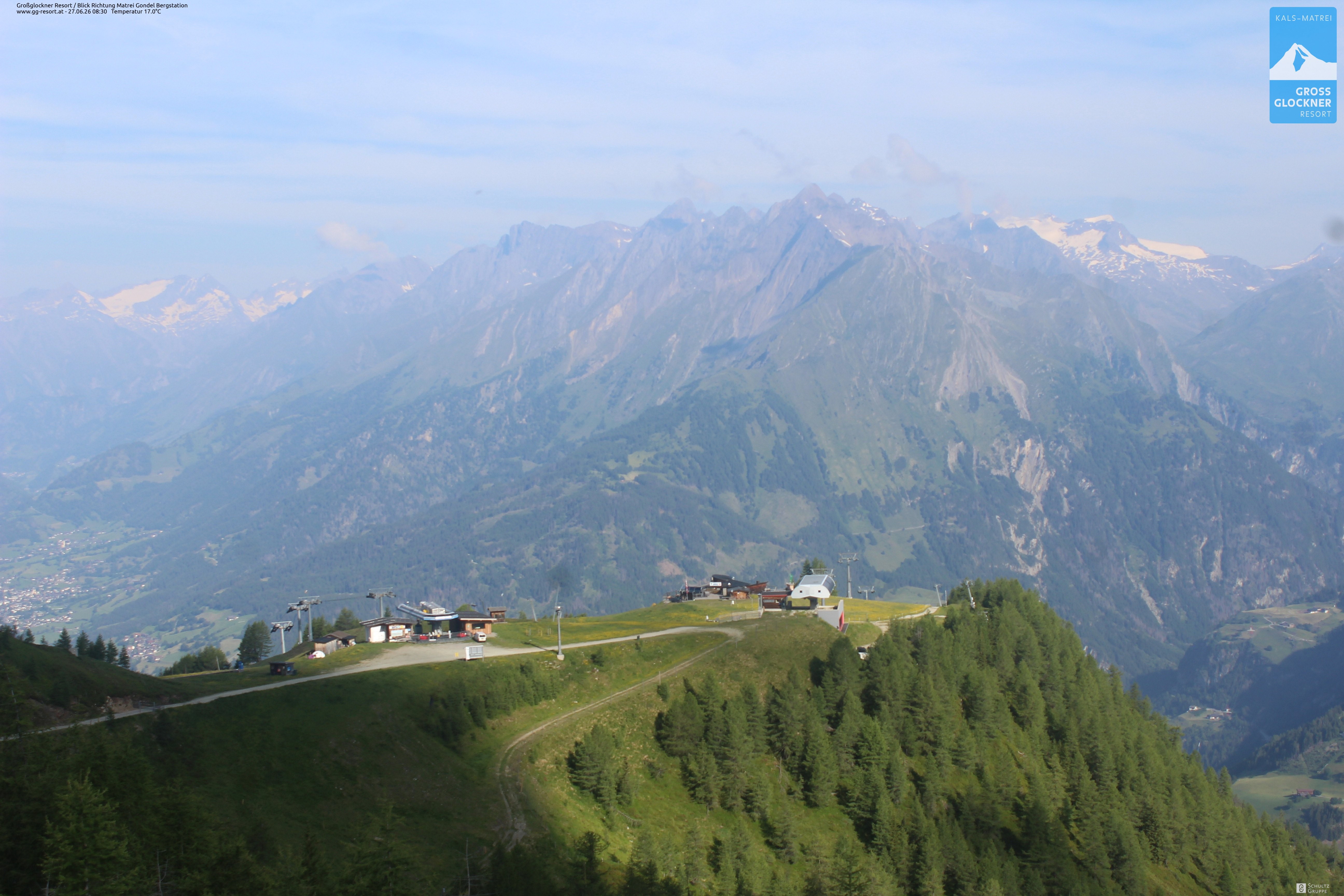Archiv Foto Webcam Goldried-Gondelbahn Bergstation