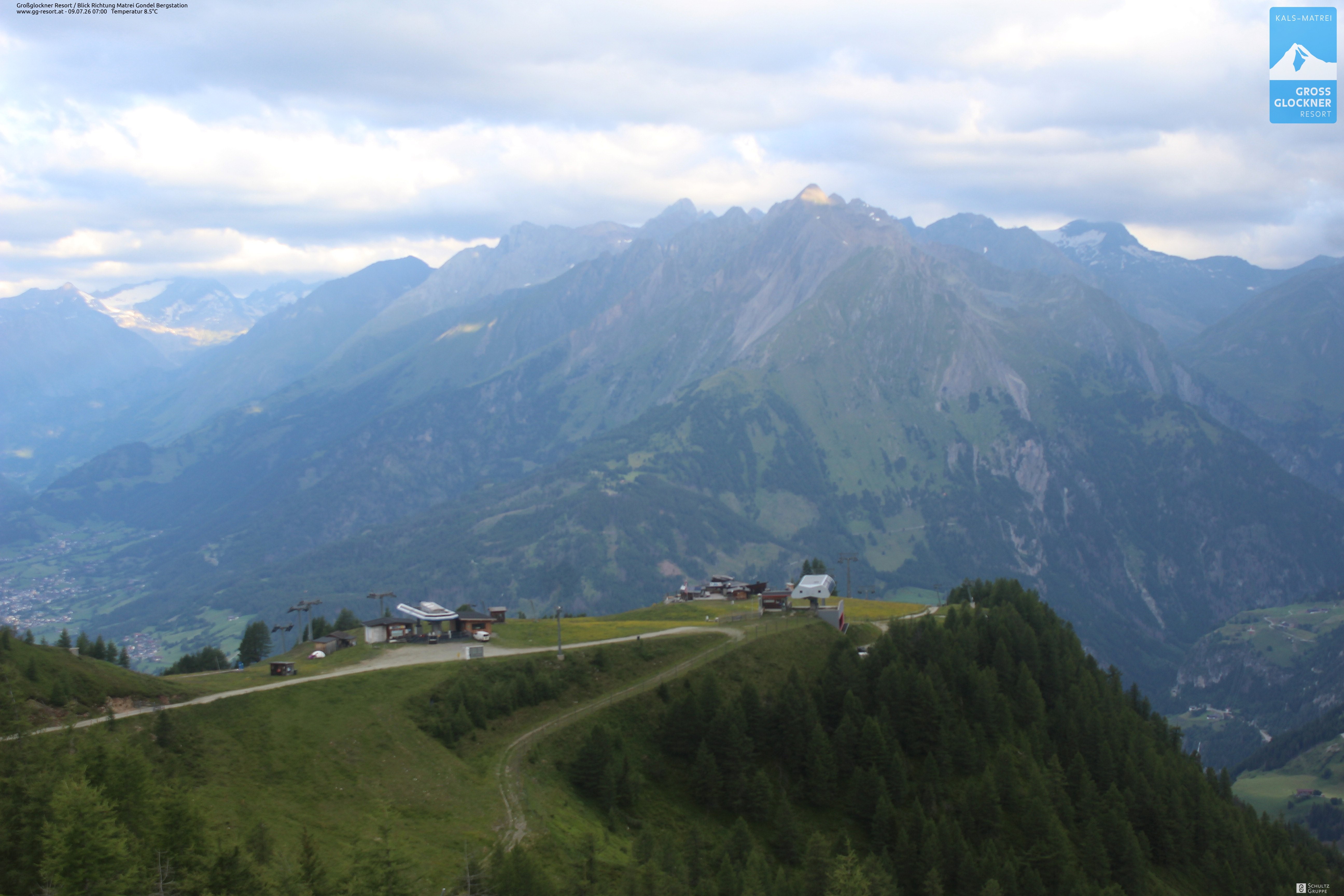 Archiv Foto Webcam Goldried-Gondelbahn Bergstation