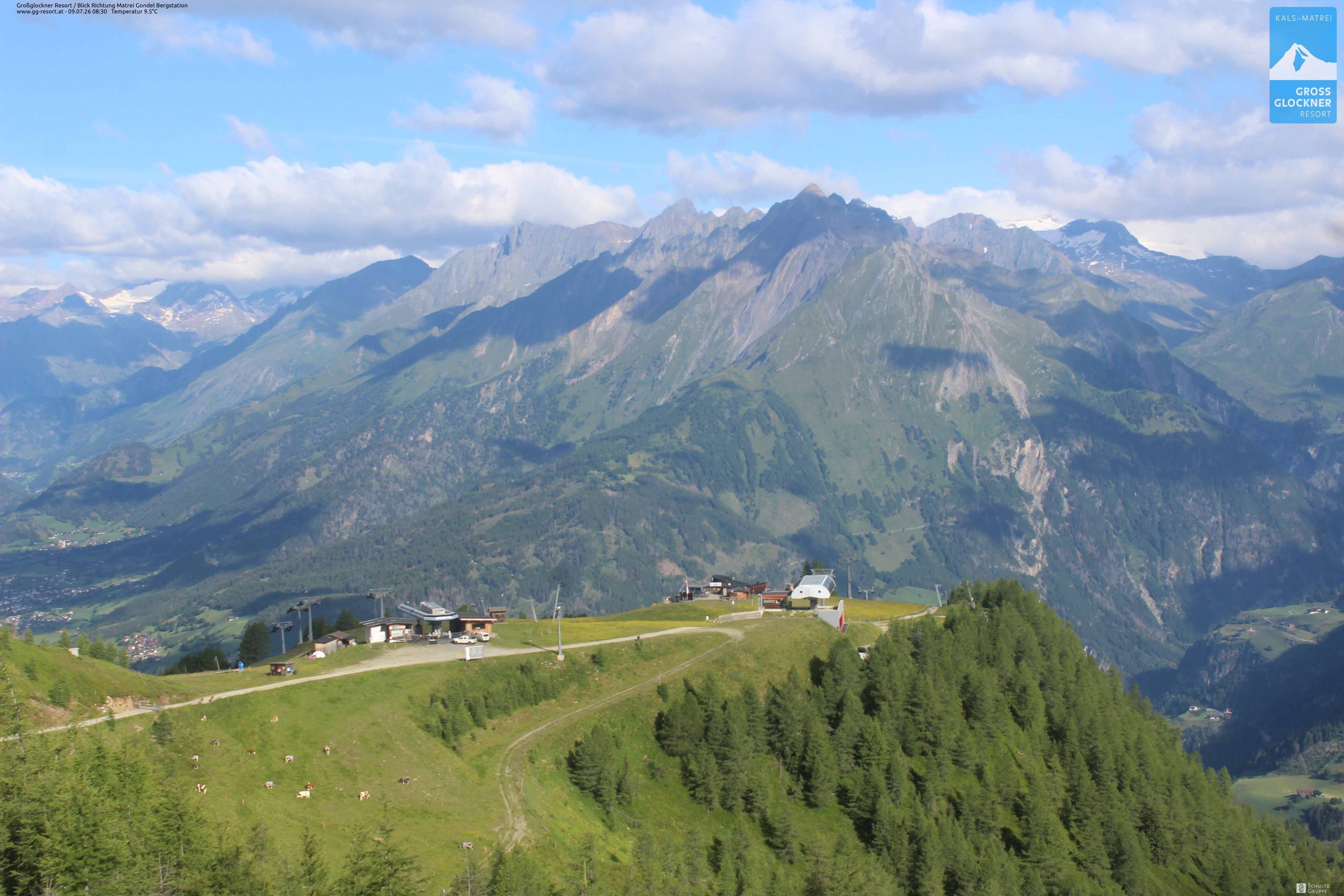Archiv Foto Webcam Goldried-Gondelbahn Bergstation