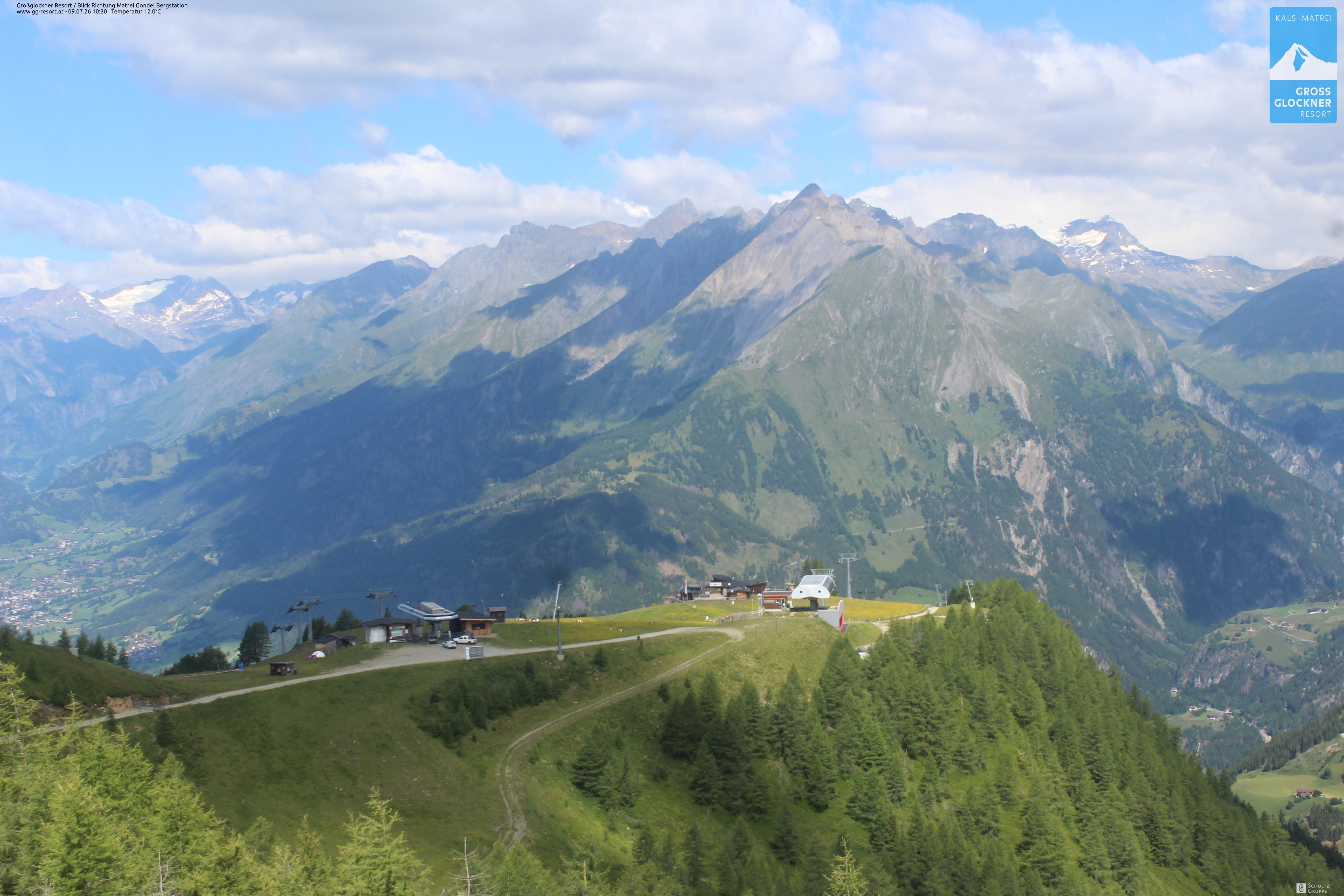 Archiv Foto Webcam Goldried-Gondelbahn Bergstation