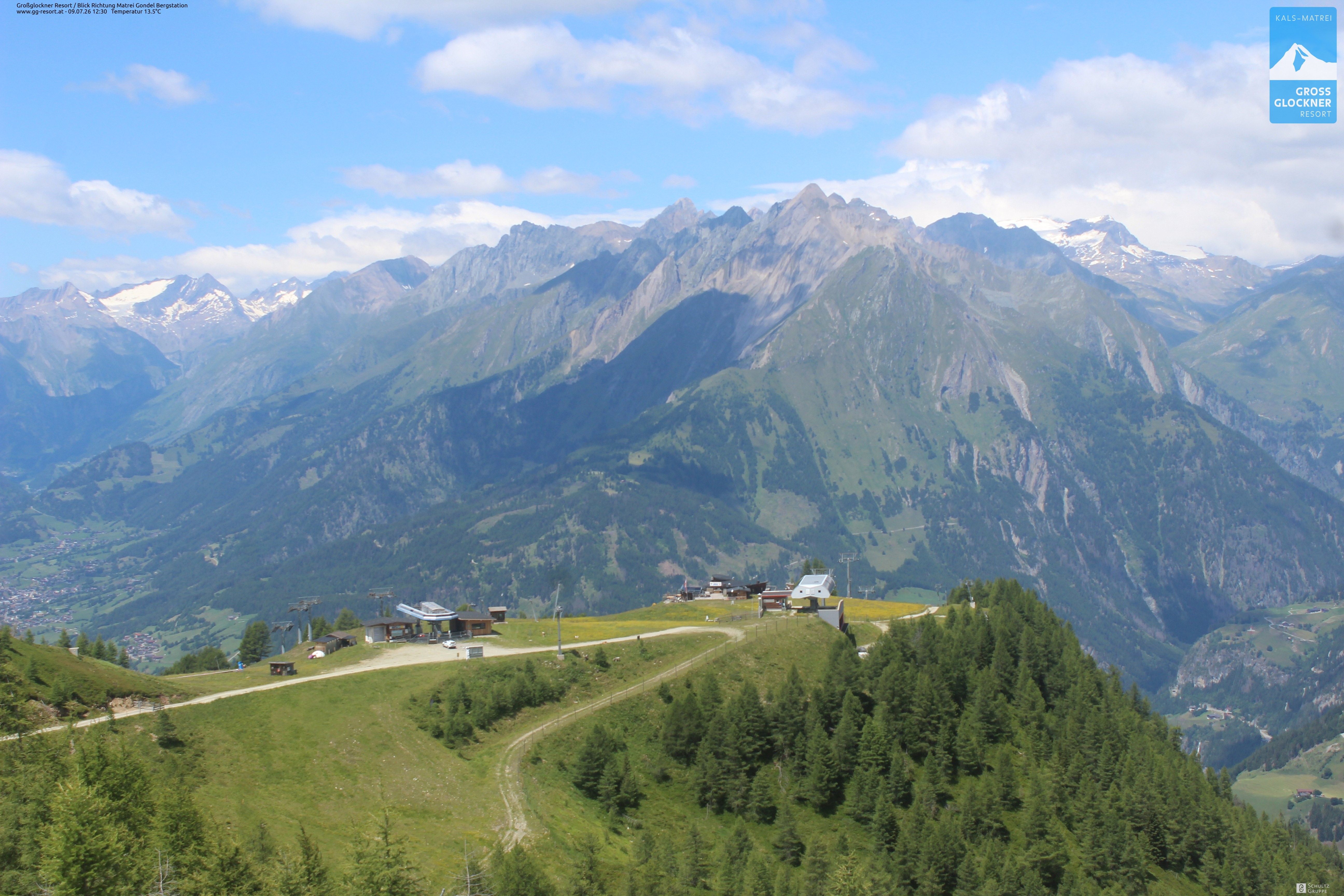 Archiv Foto Webcam Goldried-Gondelbahn Bergstation