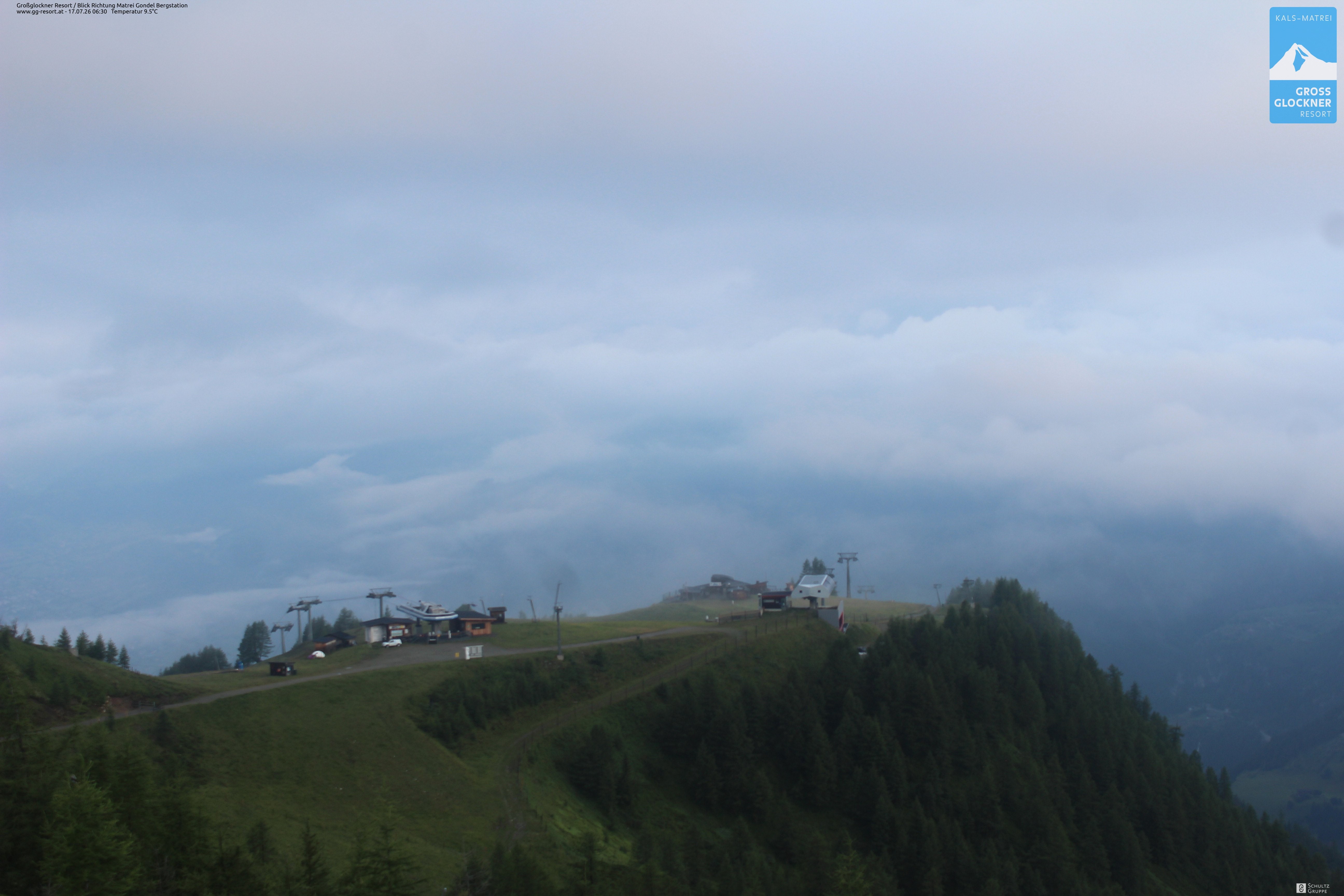 Archiv Foto Webcam Goldried-Gondelbahn Bergstation