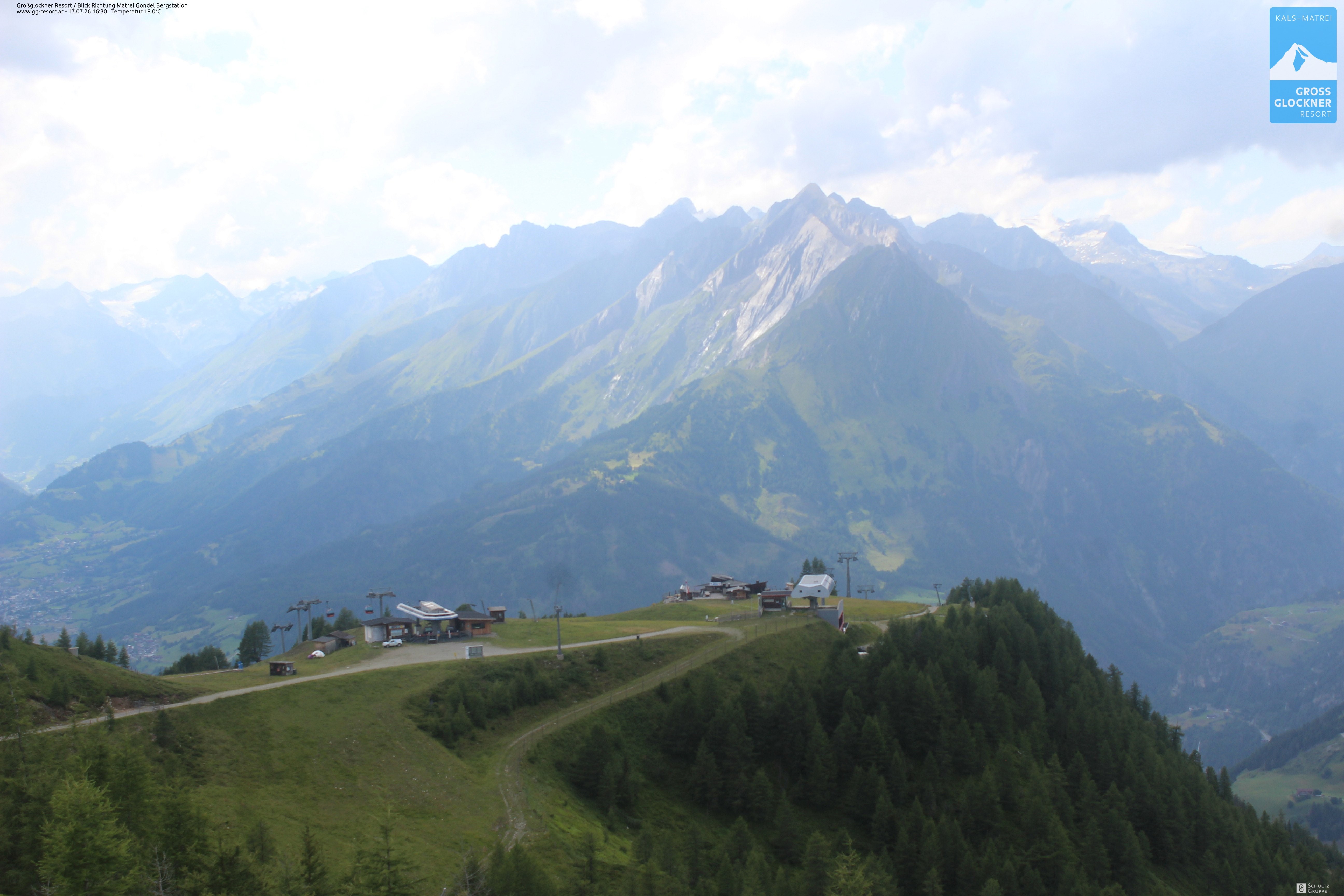 Archiv Foto Webcam Goldried-Gondelbahn Bergstation