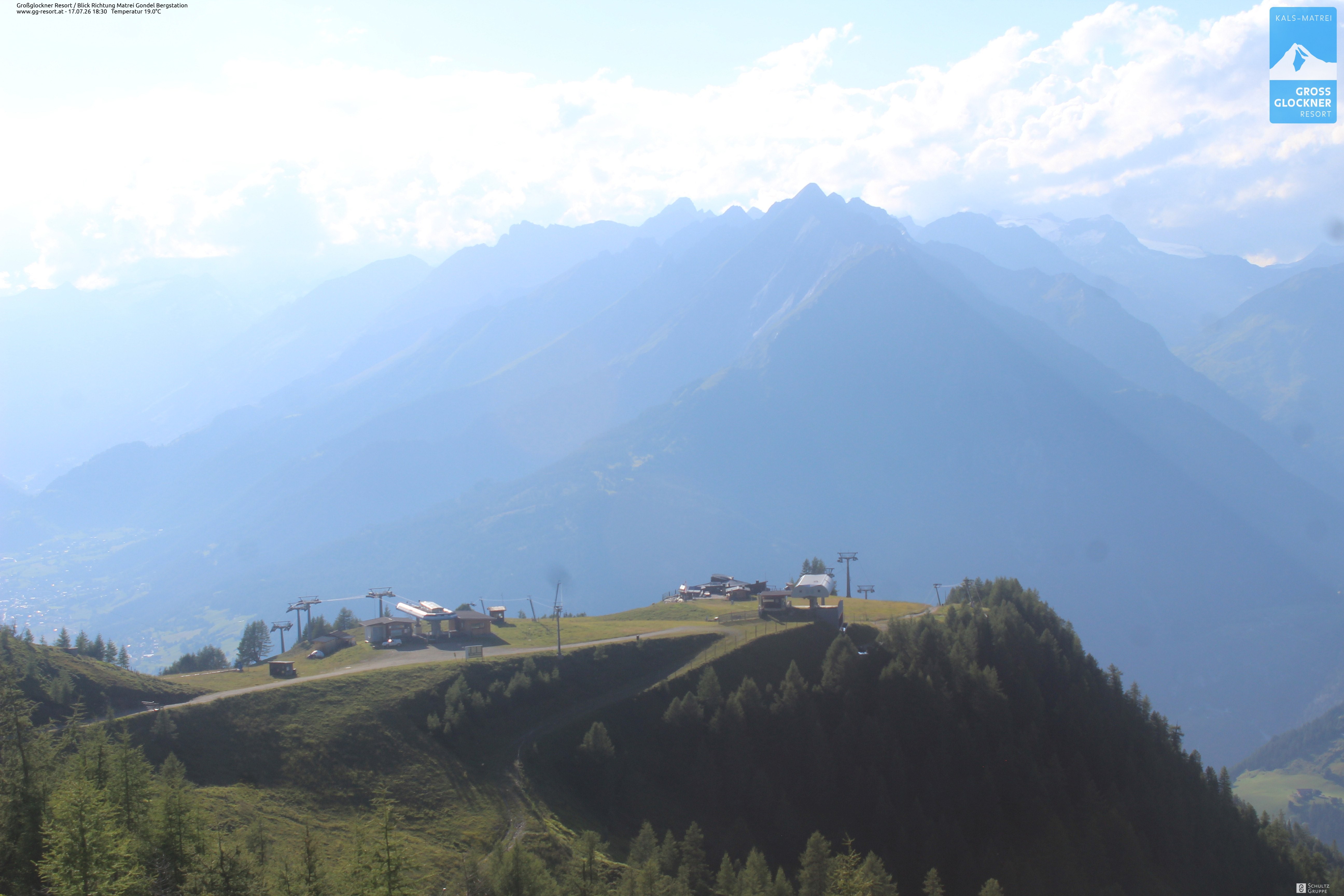 Archiv Foto Webcam Goldried-Gondelbahn Bergstation