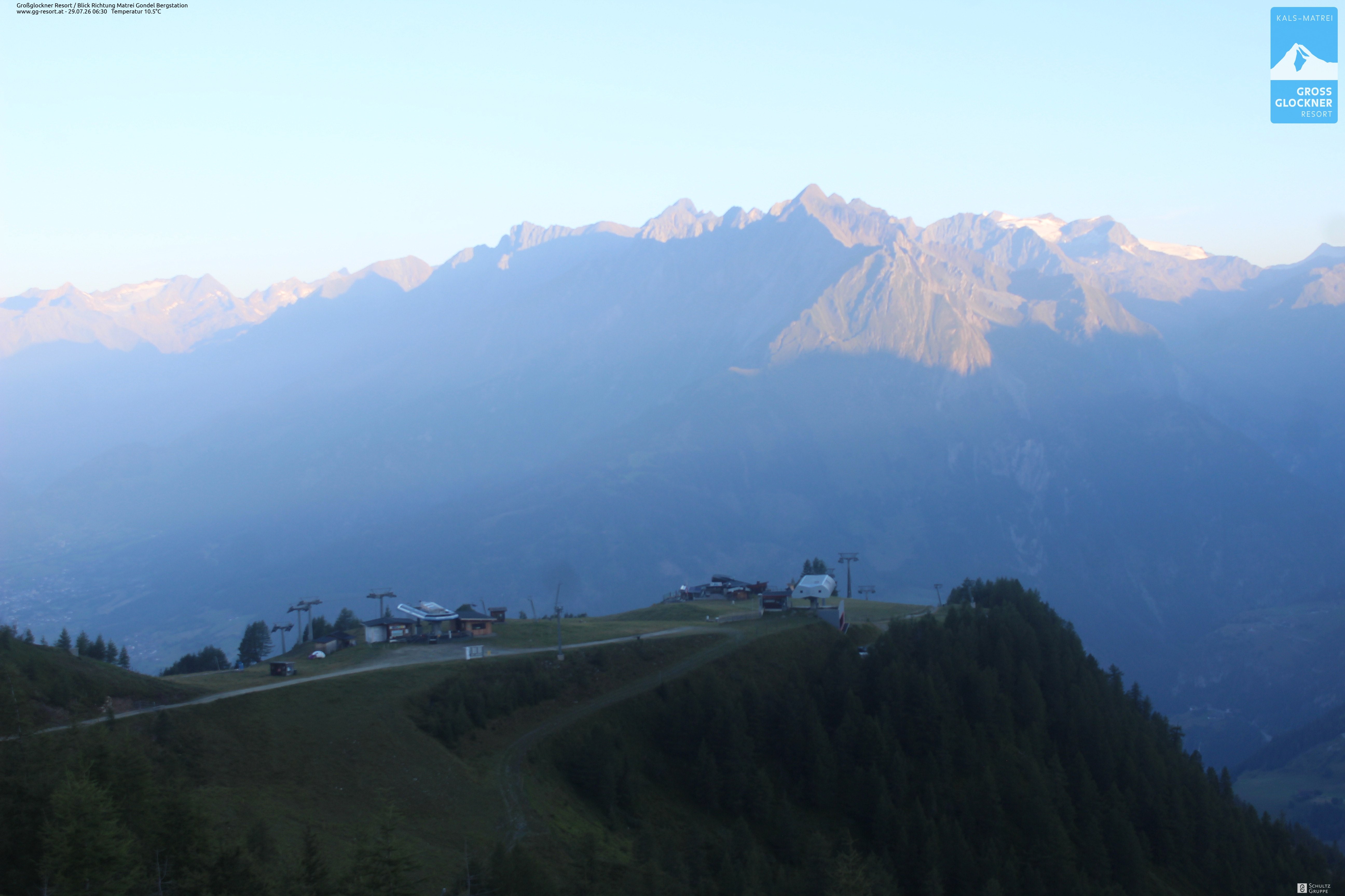 Archiv Foto Webcam Goldried-Gondelbahn Bergstation