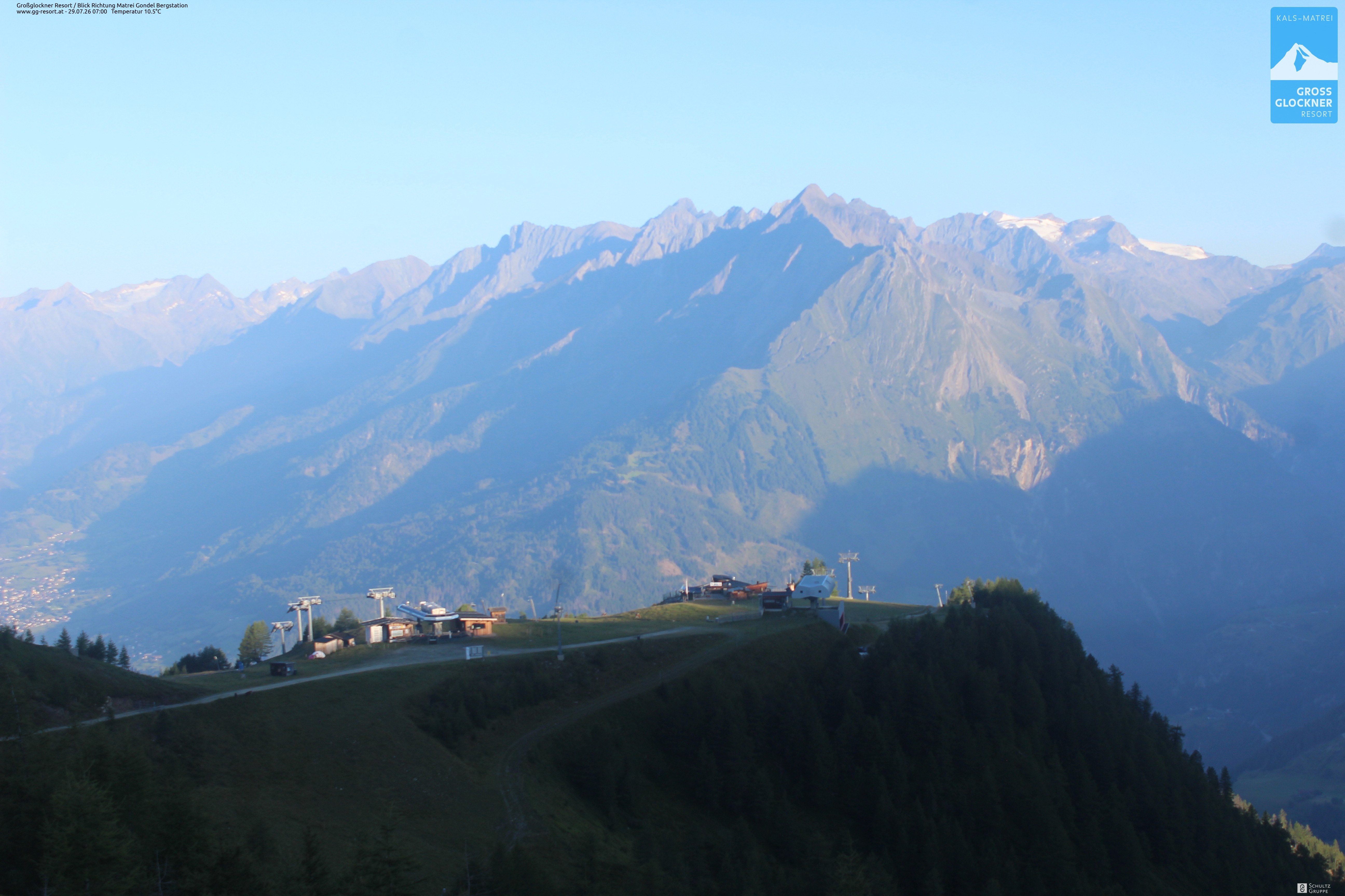 Archiv Foto Webcam Goldried-Gondelbahn Bergstation