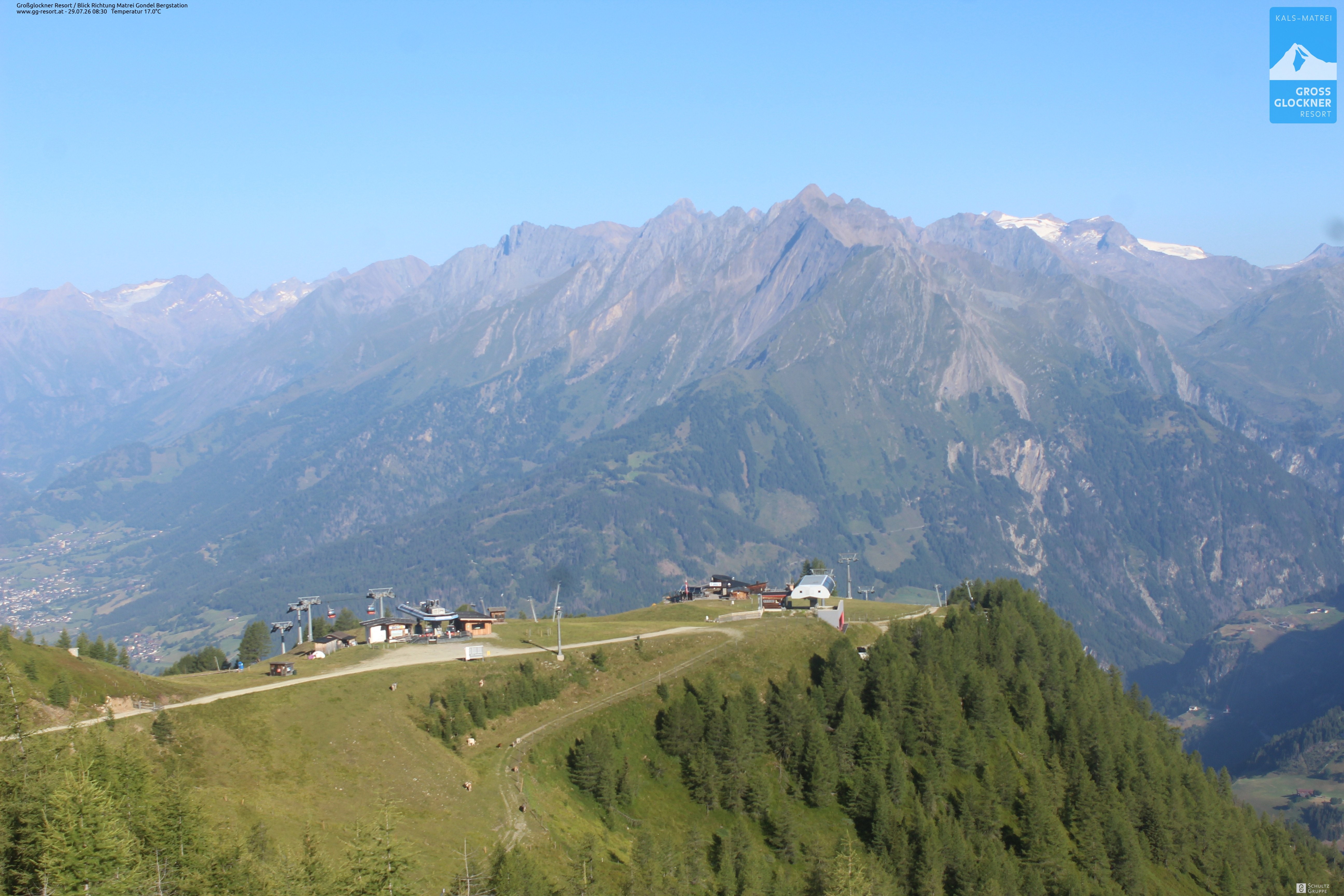 Archiv Foto Webcam Goldried-Gondelbahn Bergstation