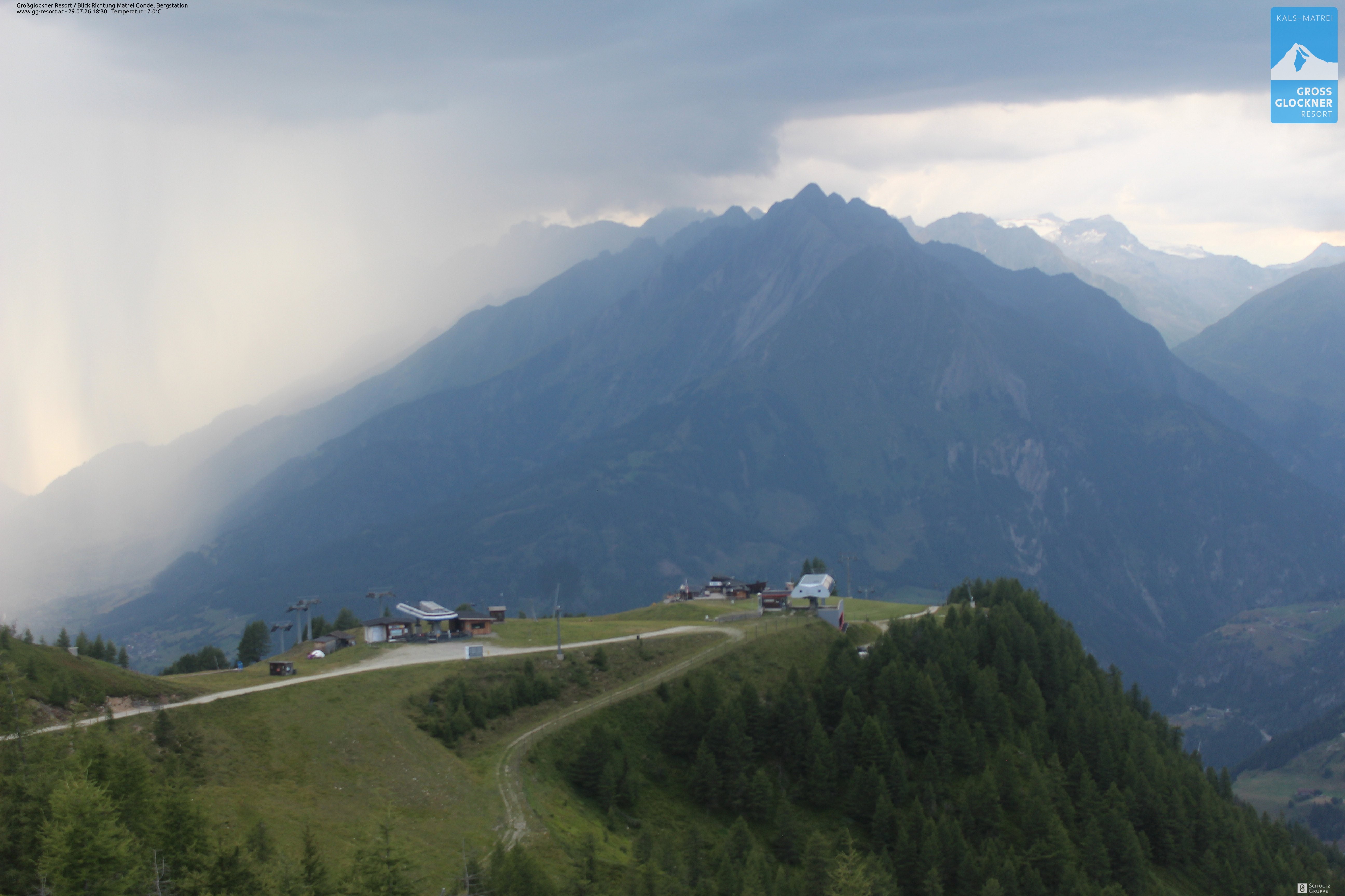 Archiv Foto Webcam Goldried-Gondelbahn Bergstation