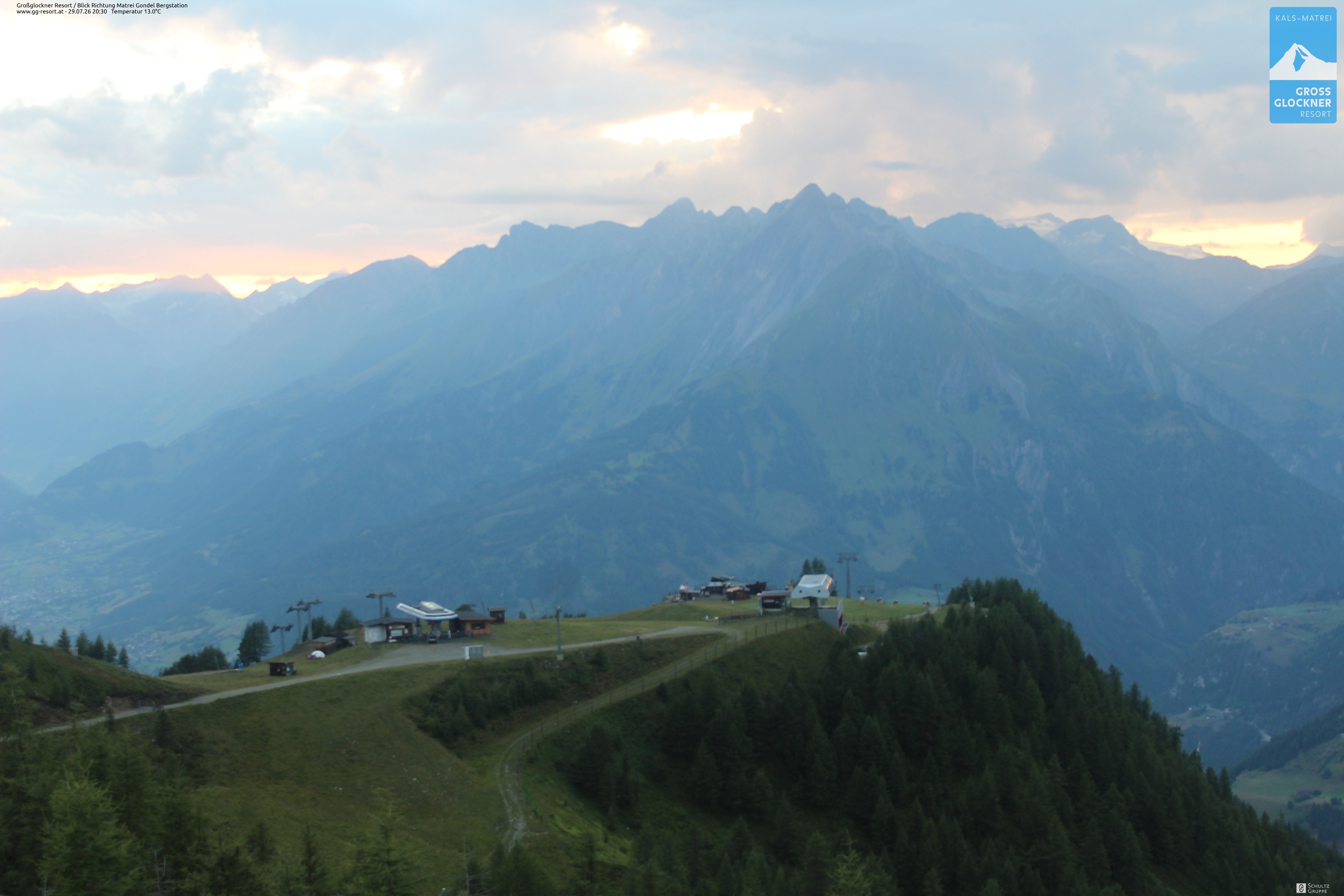 Archiv Foto Webcam Goldried-Gondelbahn Bergstation