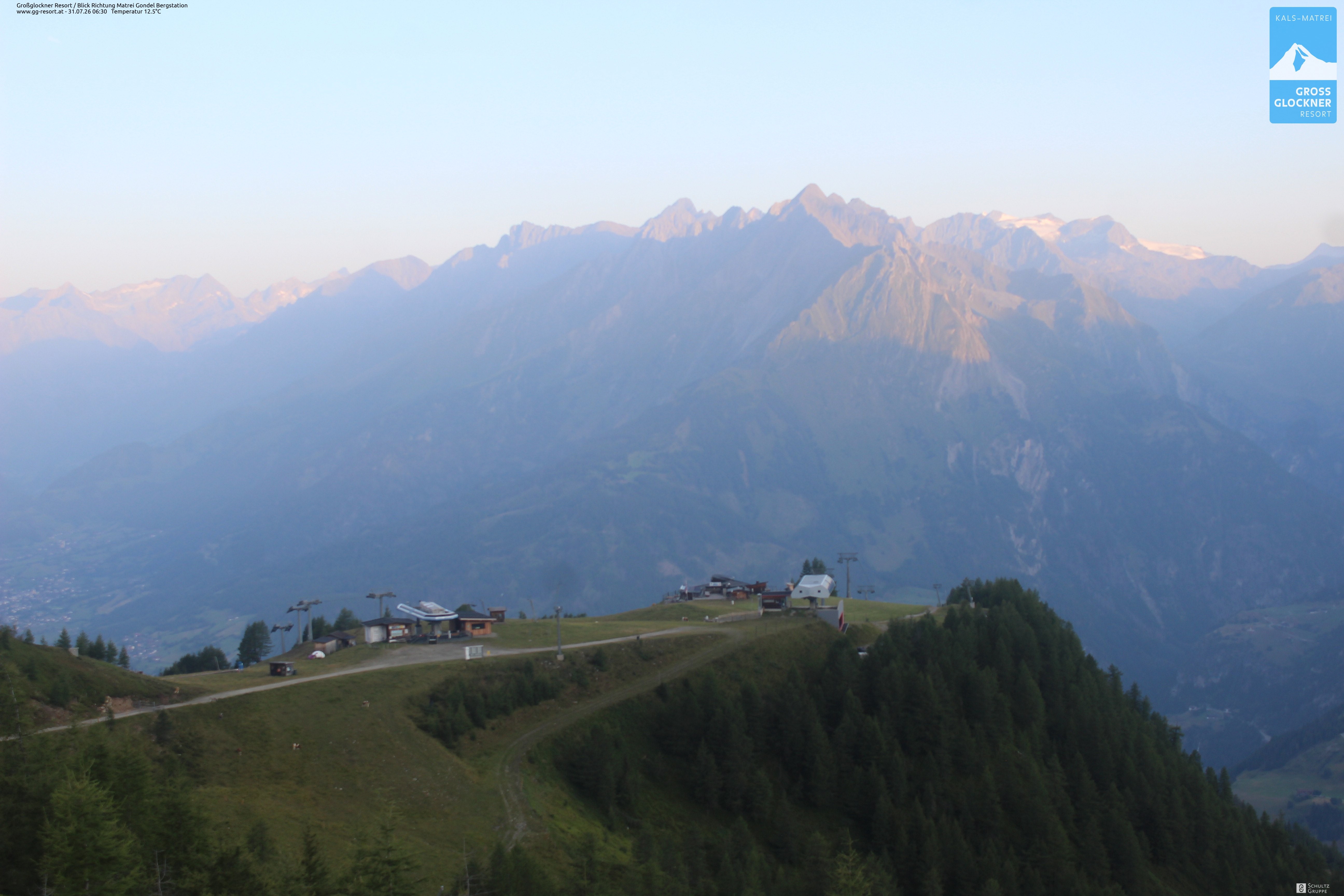 Archiv Foto Webcam Goldried-Gondelbahn Bergstation