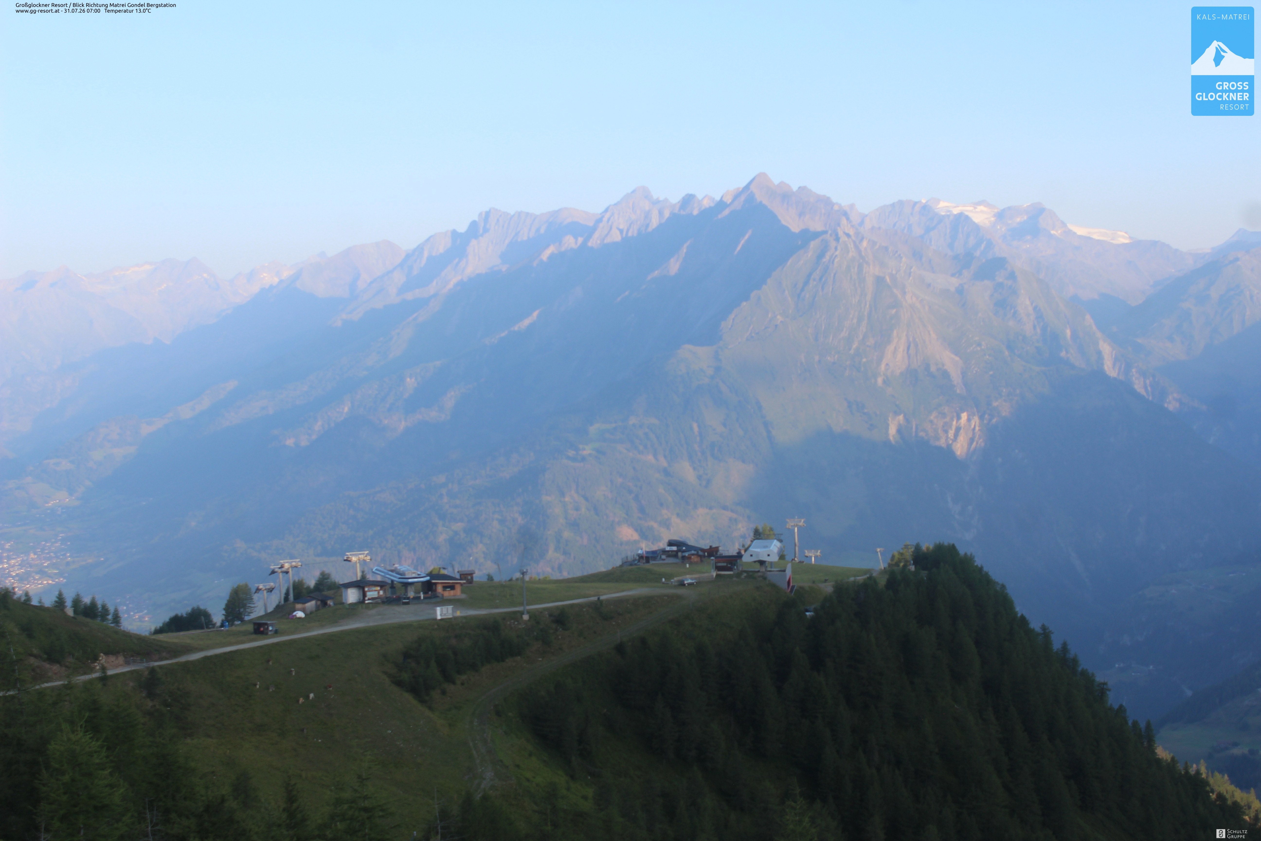 Archiv Foto Webcam Goldried-Gondelbahn Bergstation