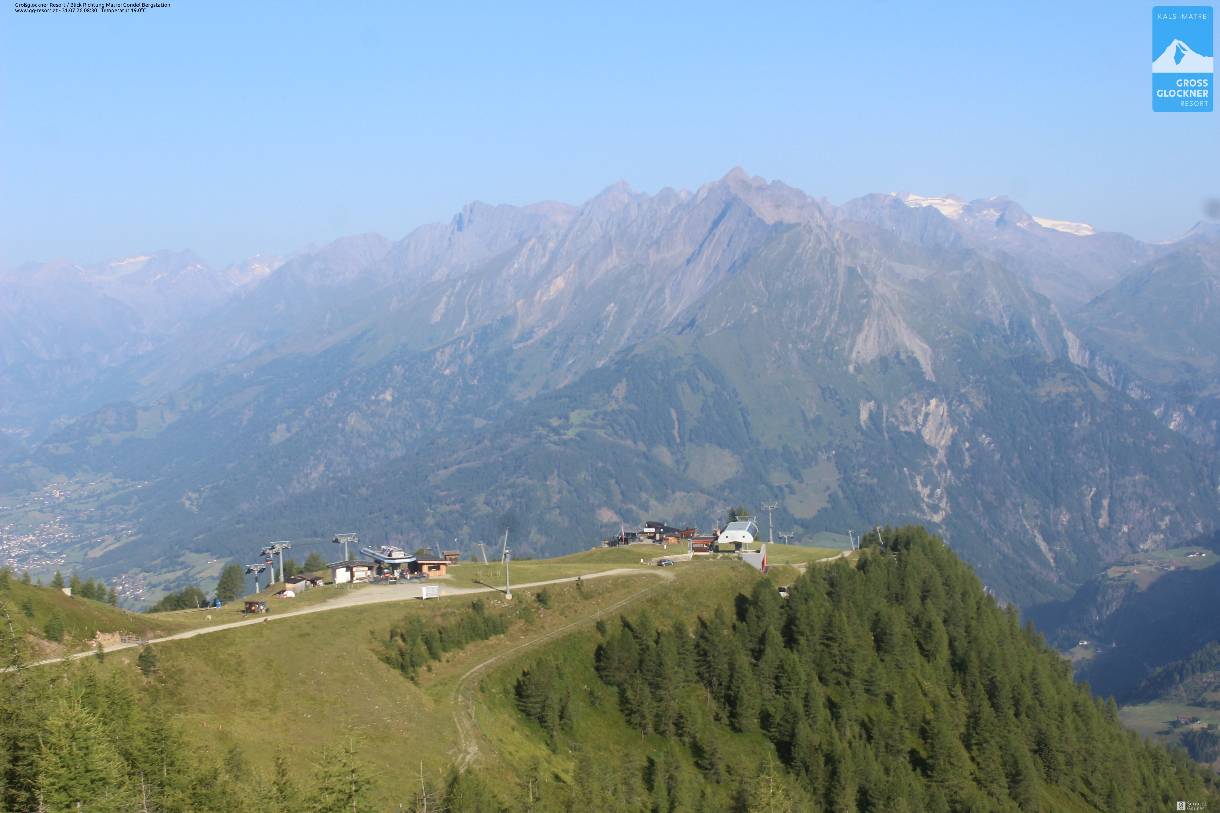 Archiv Foto Webcam Goldried-Gondelbahn Bergstation