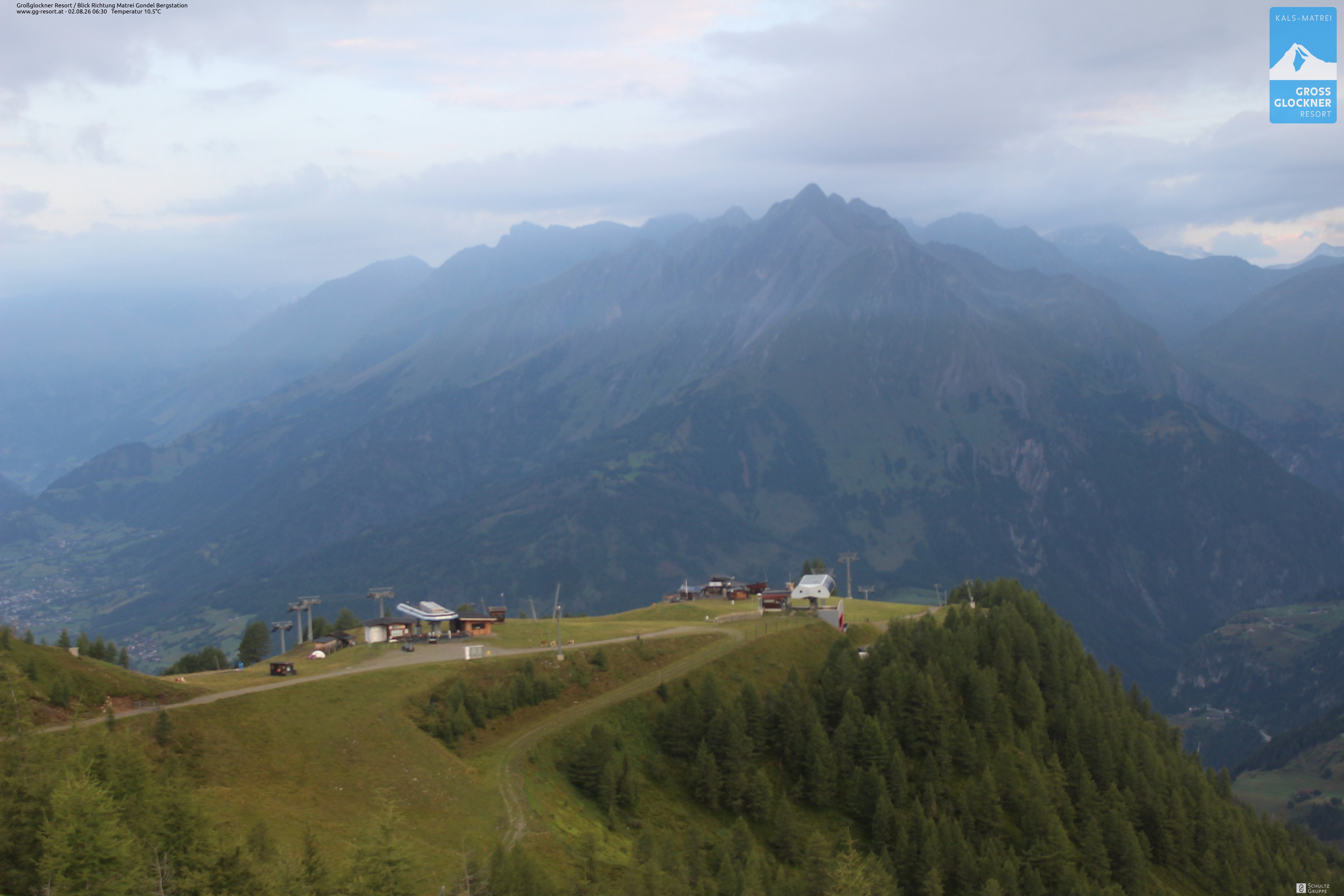 Archiv Foto Webcam Goldried-Gondelbahn Bergstation