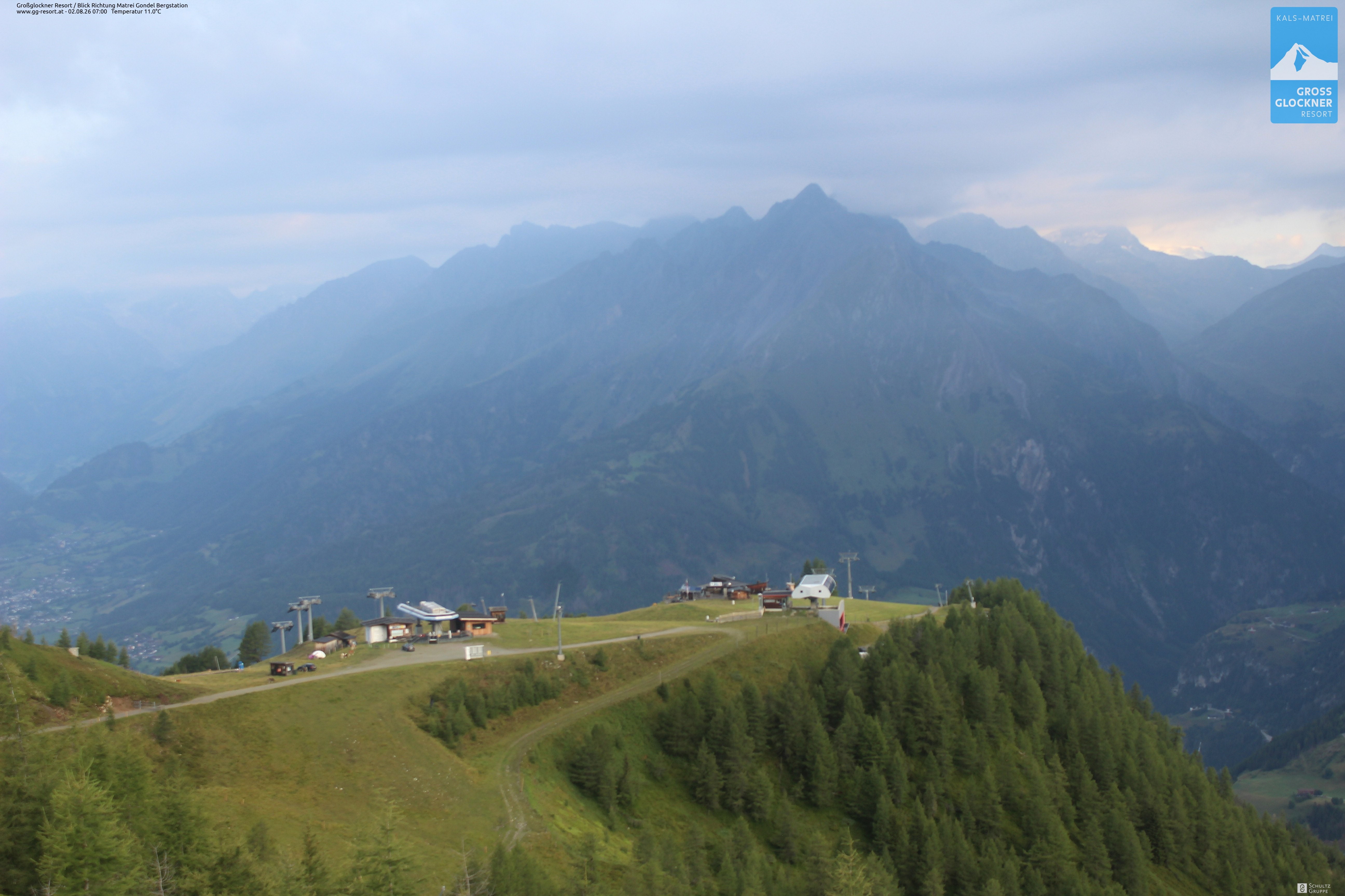 Archiv Foto Webcam Goldried-Gondelbahn Bergstation