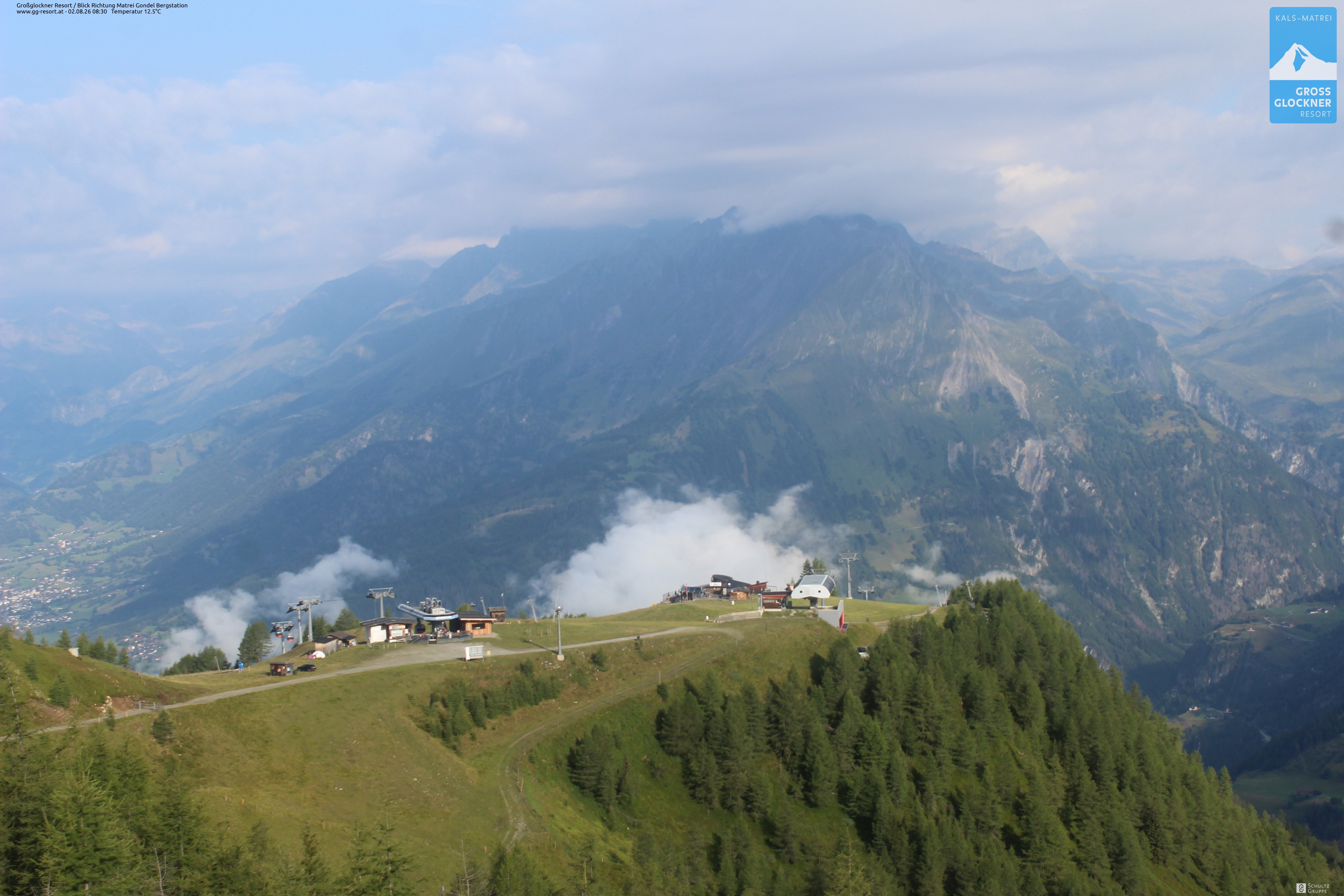 Archiv Foto Webcam Goldried-Gondelbahn Bergstation