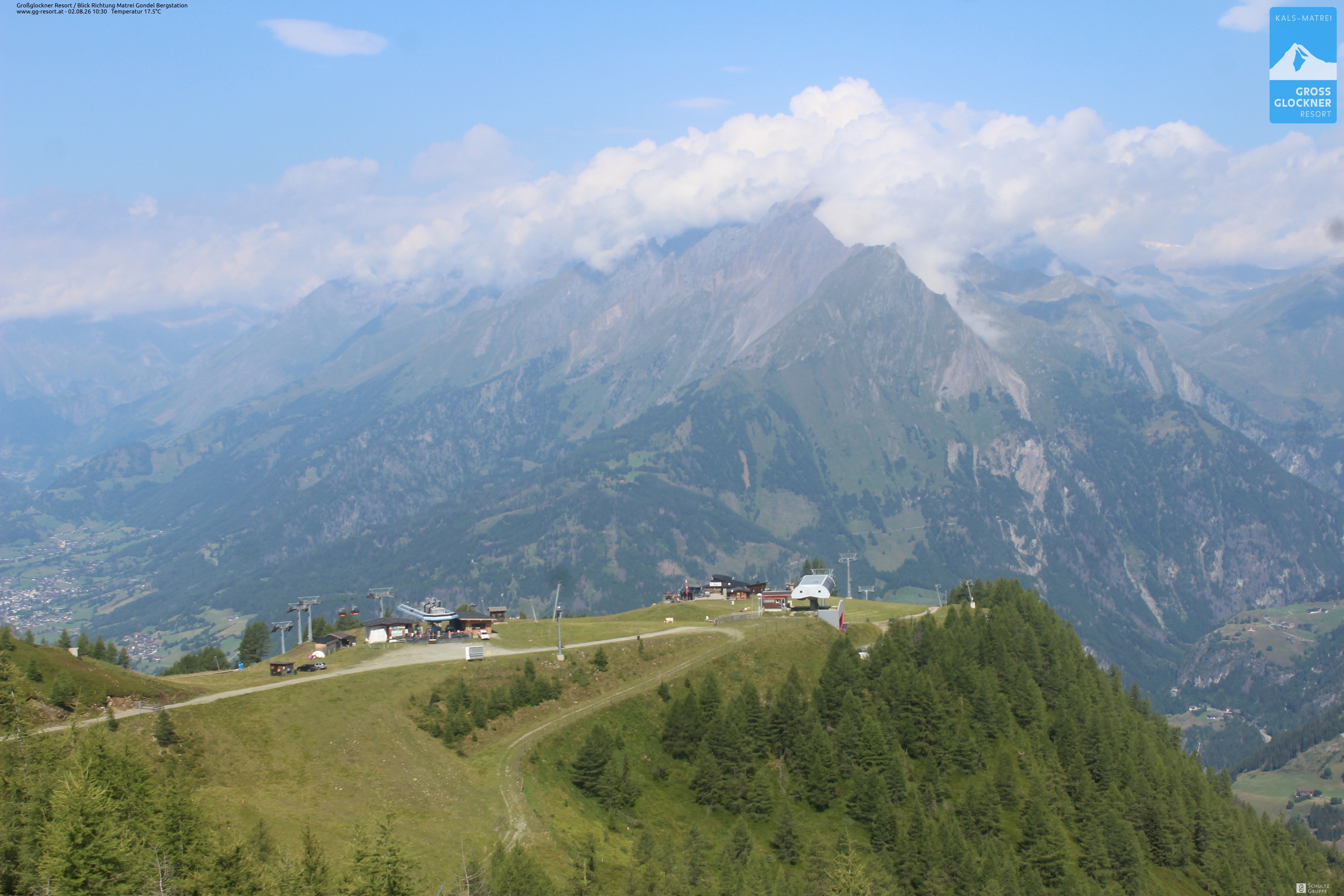 Archiv Foto Webcam Goldried-Gondelbahn Bergstation