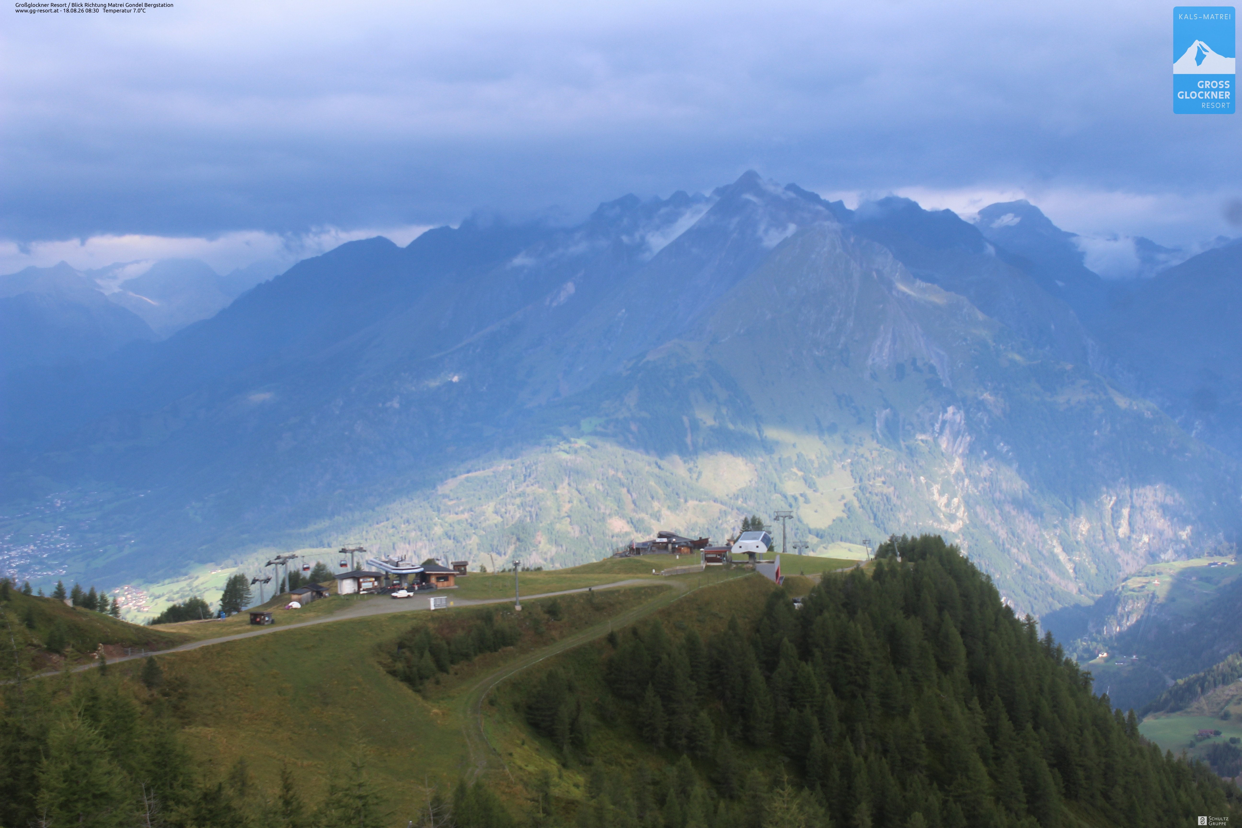 Archiv Foto Webcam Goldried-Gondelbahn Bergstation