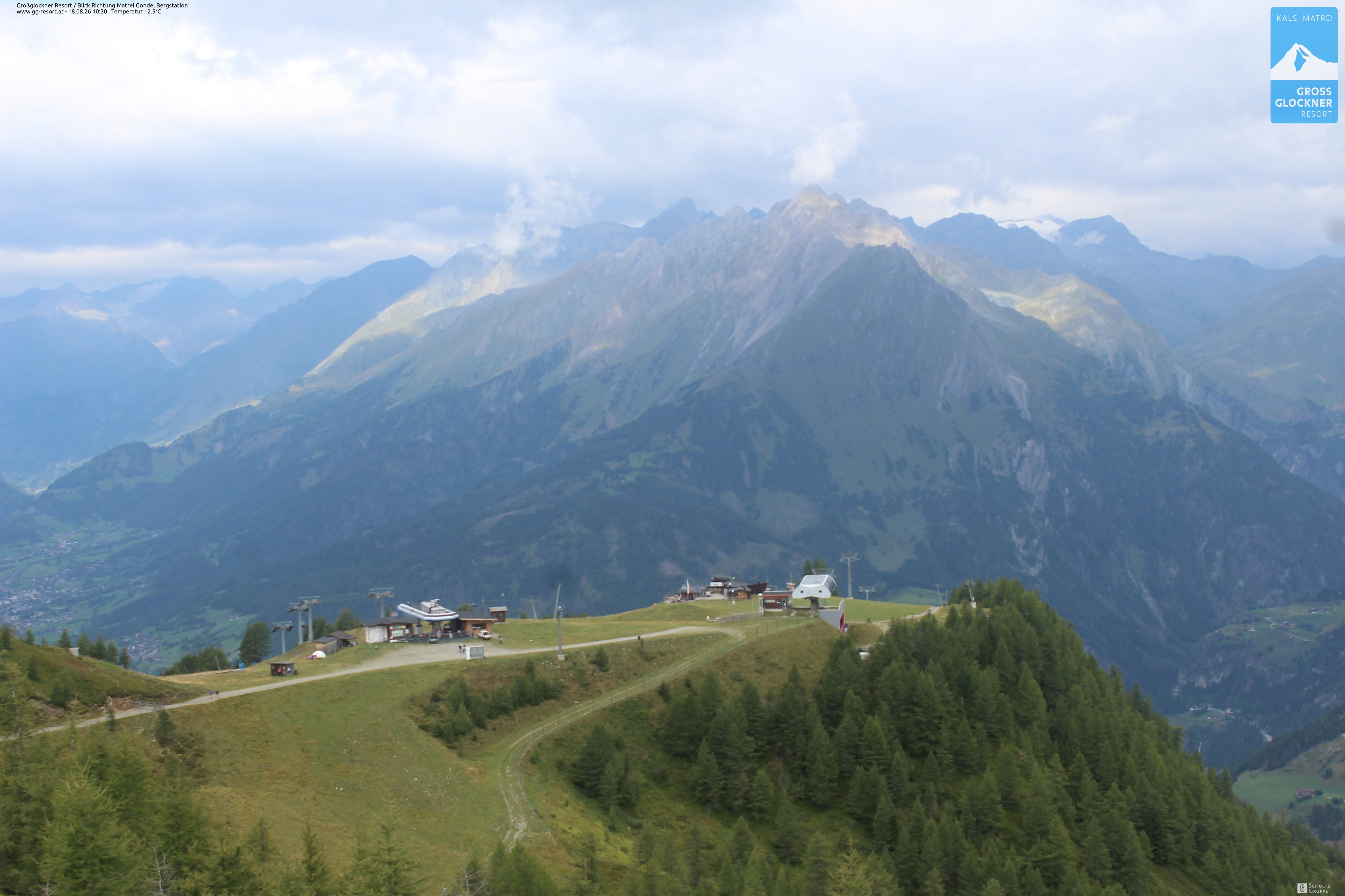 Archiv Foto Webcam Goldried-Gondelbahn Bergstation