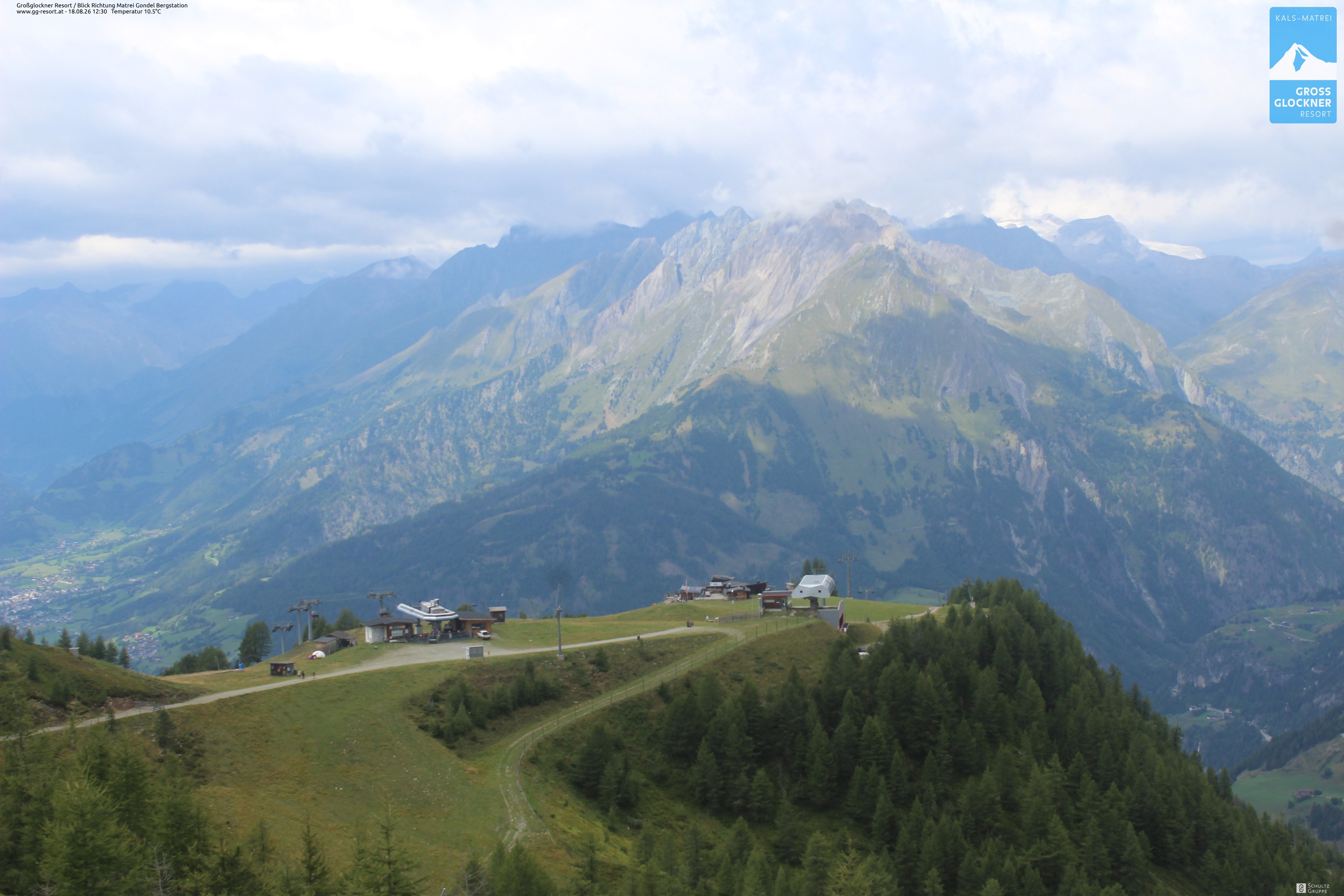 Archiv Foto Webcam Goldried-Gondelbahn Bergstation