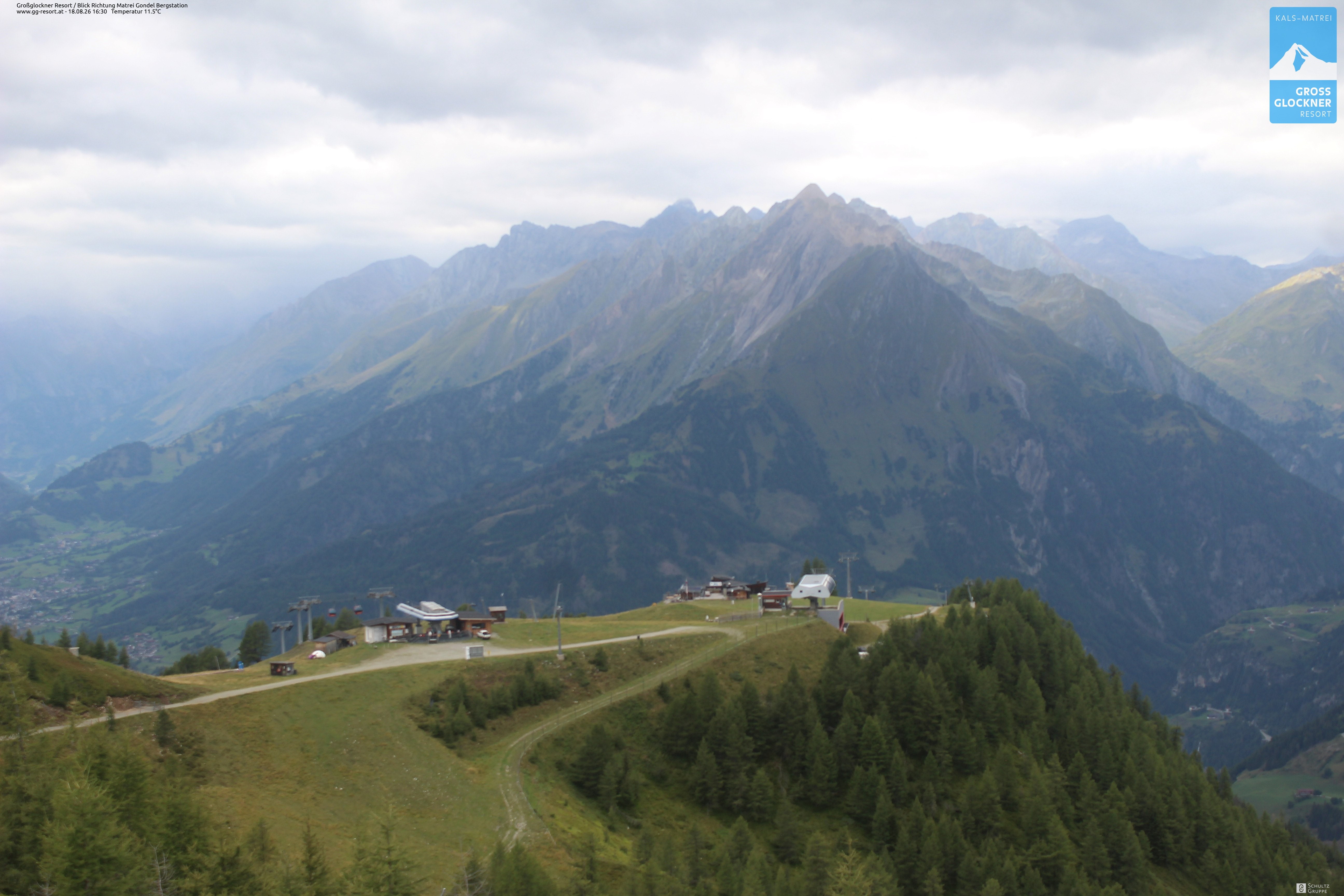 Archiv Foto Webcam Goldried-Gondelbahn Bergstation