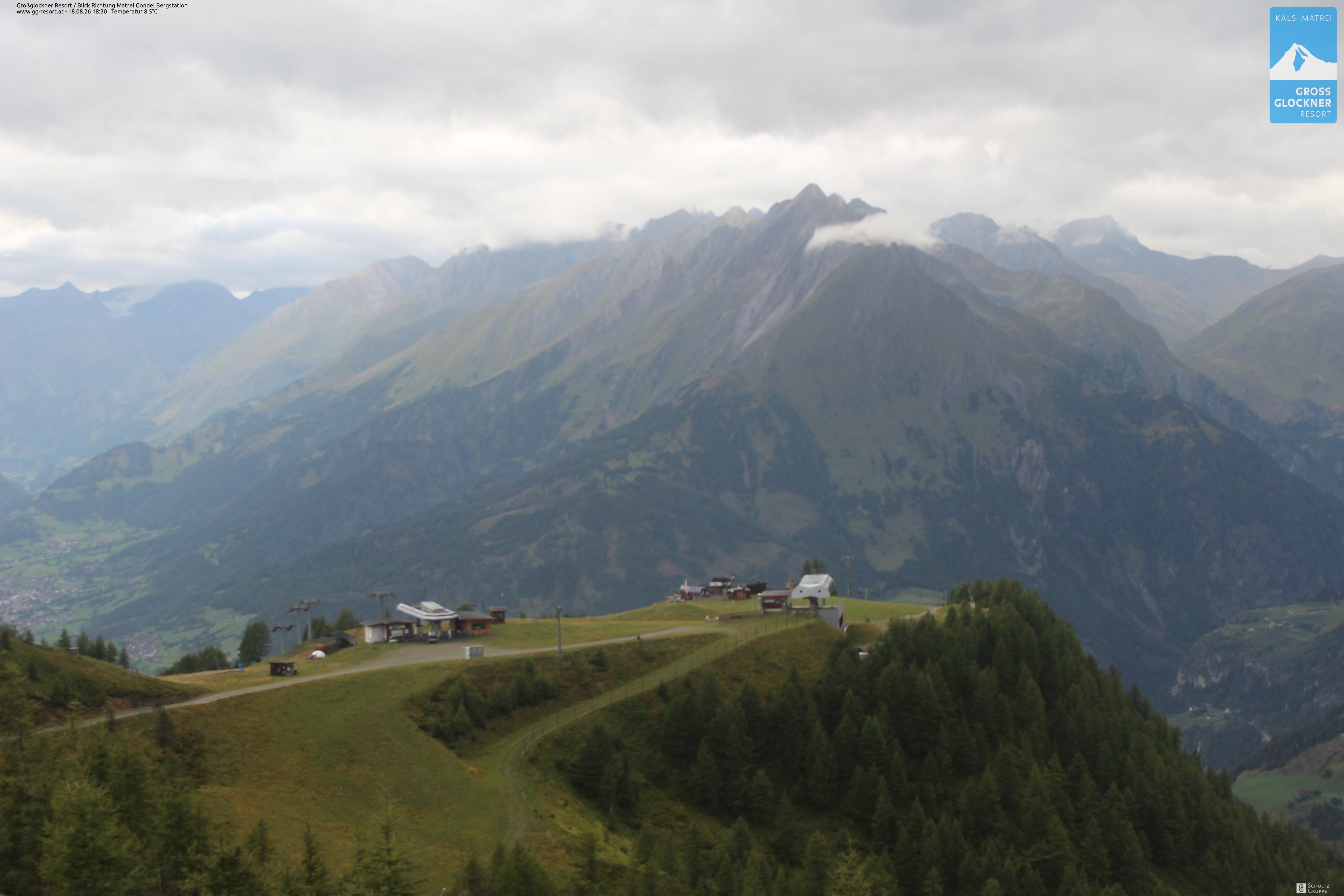 Archiv Foto Webcam Goldried-Gondelbahn Bergstation