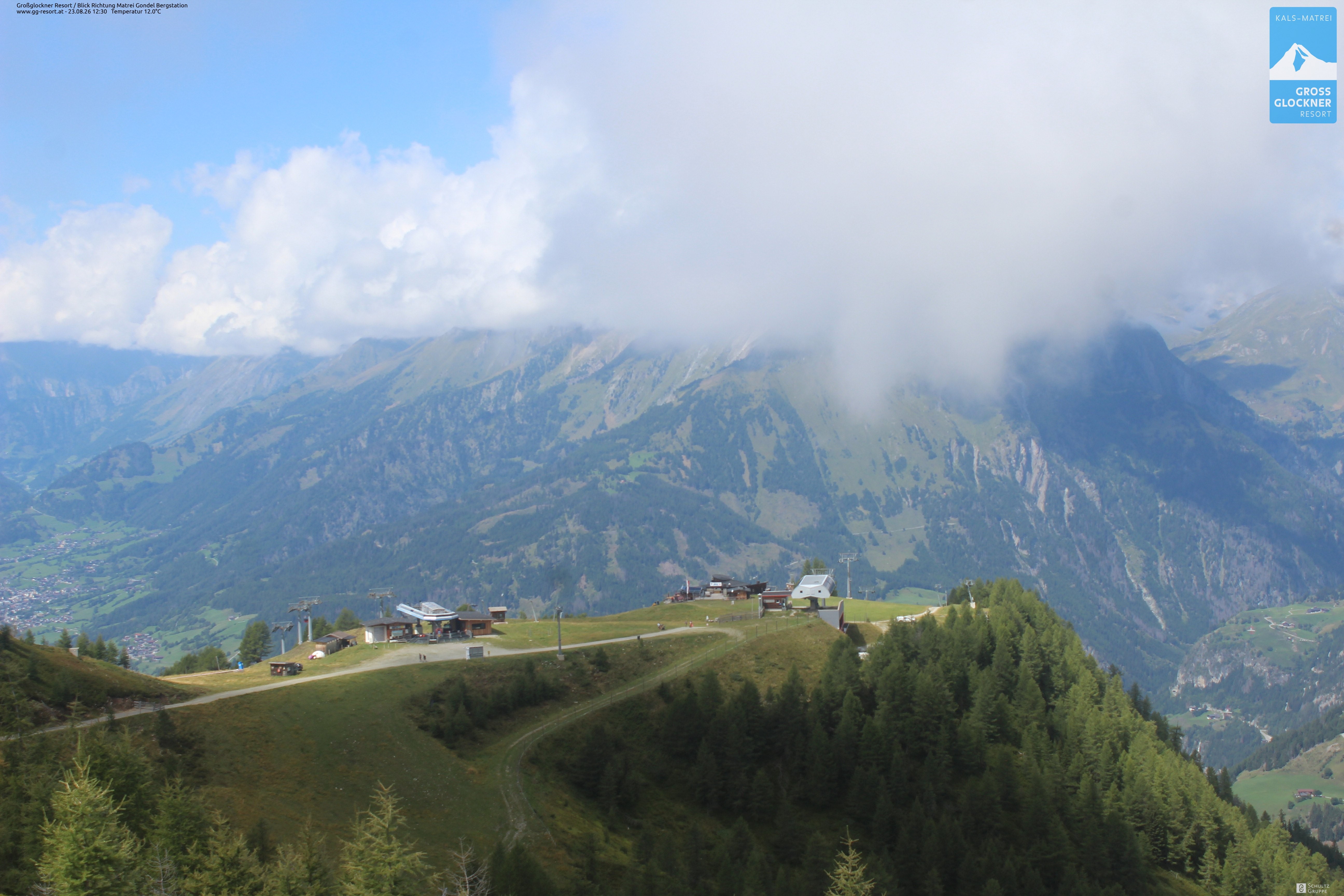 Archiv Foto Webcam Goldried-Gondelbahn Bergstation