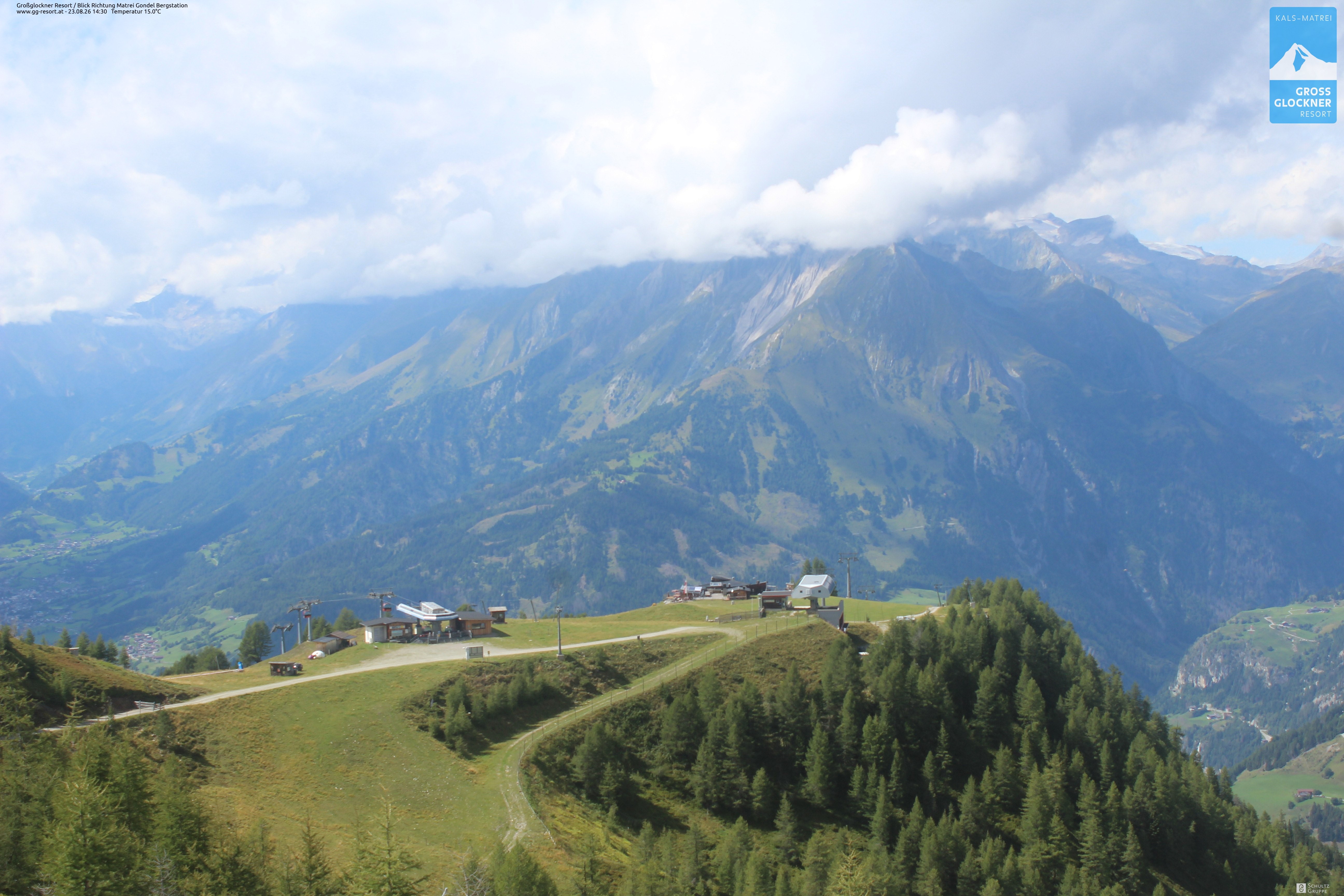 Archiv Foto Webcam Goldried-Gondelbahn Bergstation