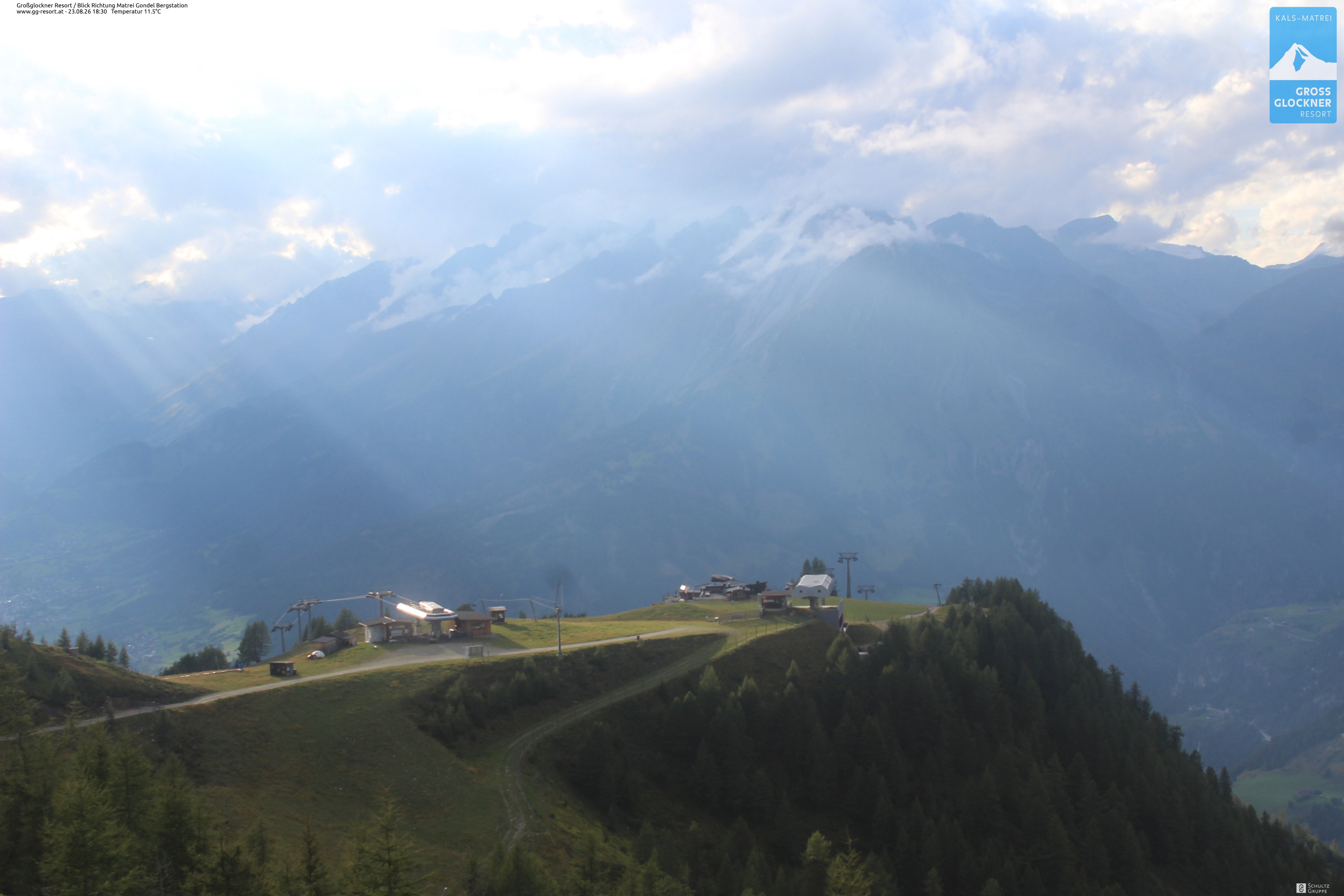 Archiv Foto Webcam Goldried-Gondelbahn Bergstation