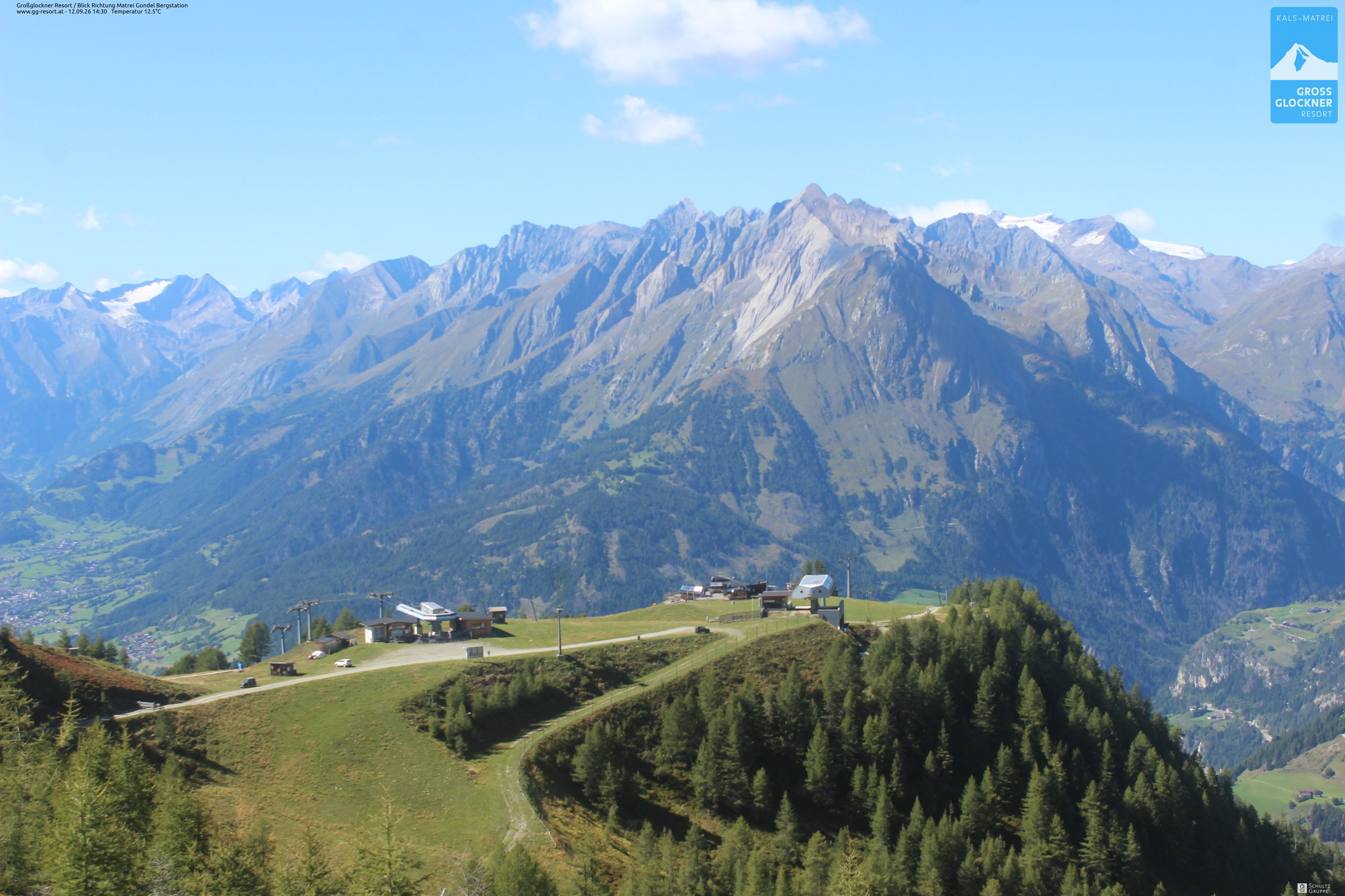 Archiv Foto Webcam Goldried-Gondelbahn Bergstation