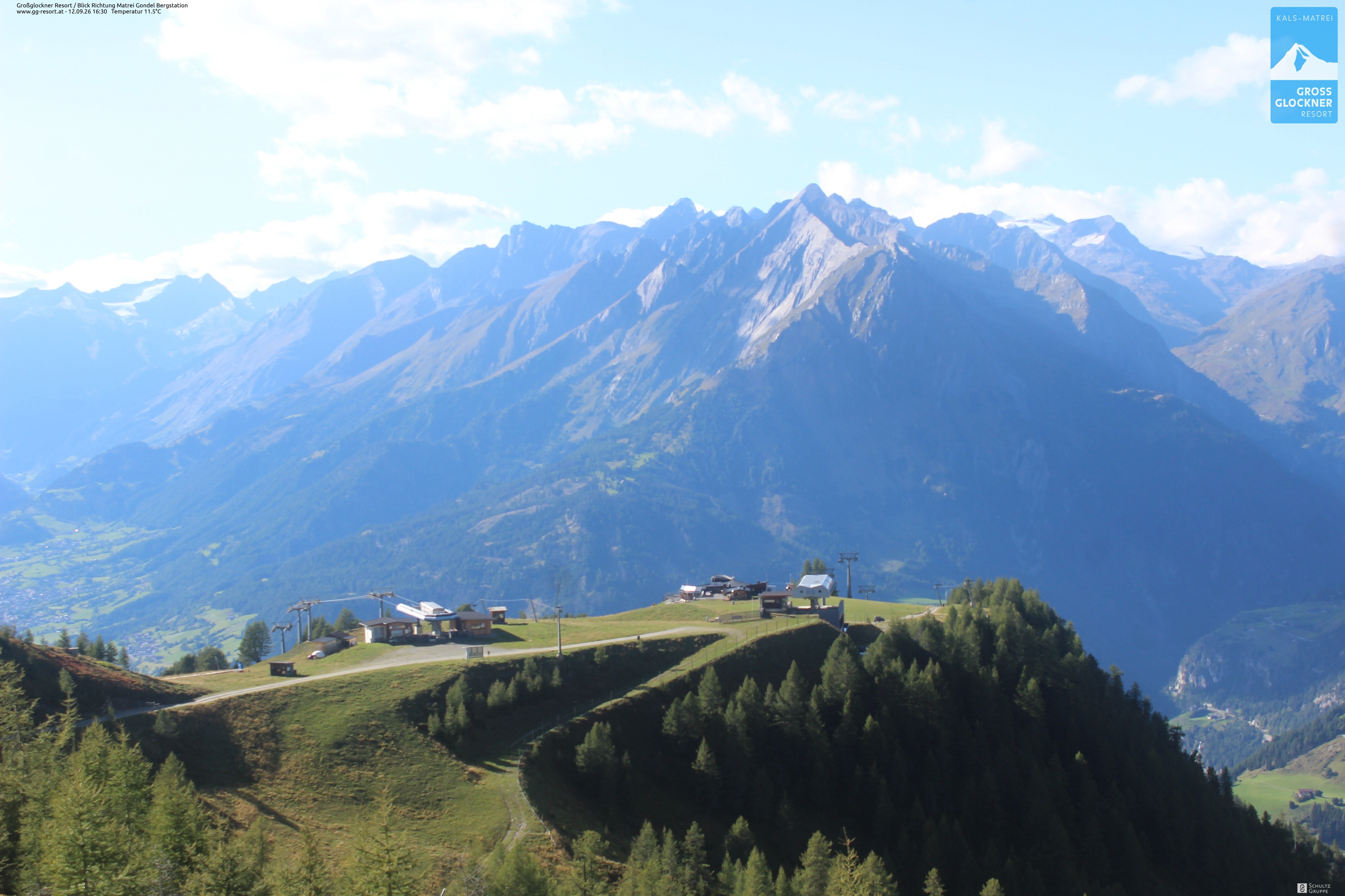 Archiv Foto Webcam Goldried-Gondelbahn Bergstation
