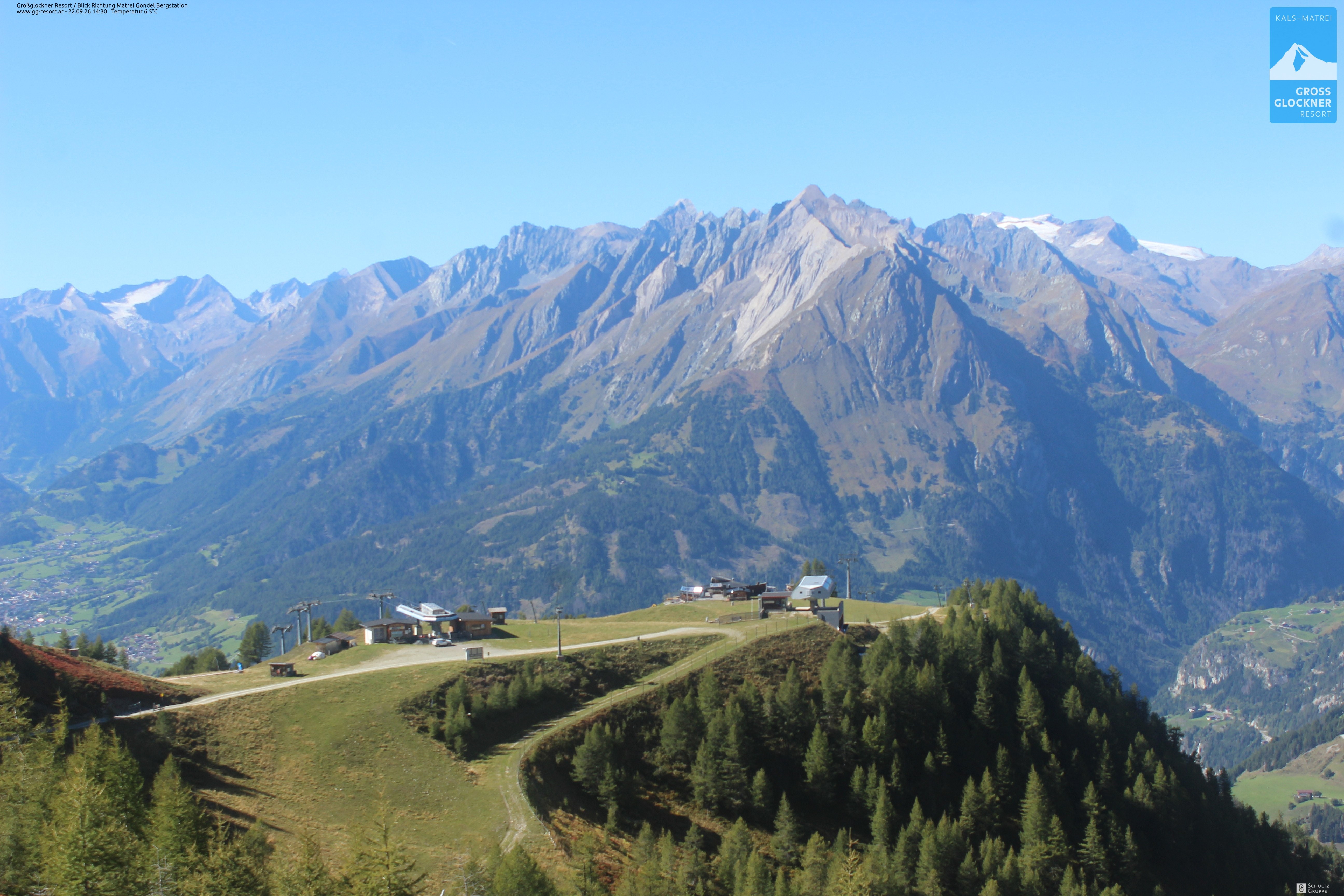 Archiv Foto Webcam Goldried-Gondelbahn Bergstation