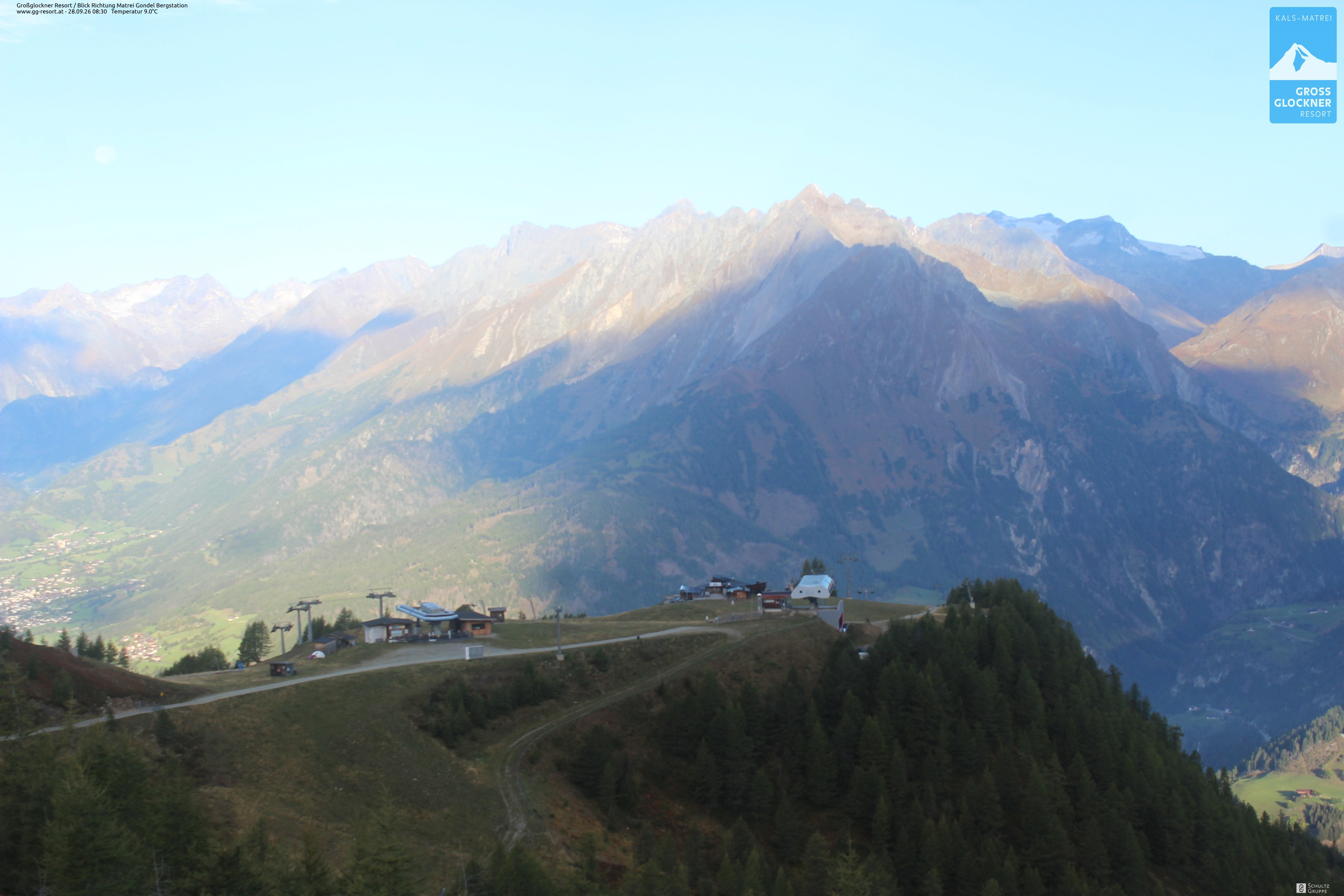 Archiv Foto Webcam Goldried-Gondelbahn Bergstation