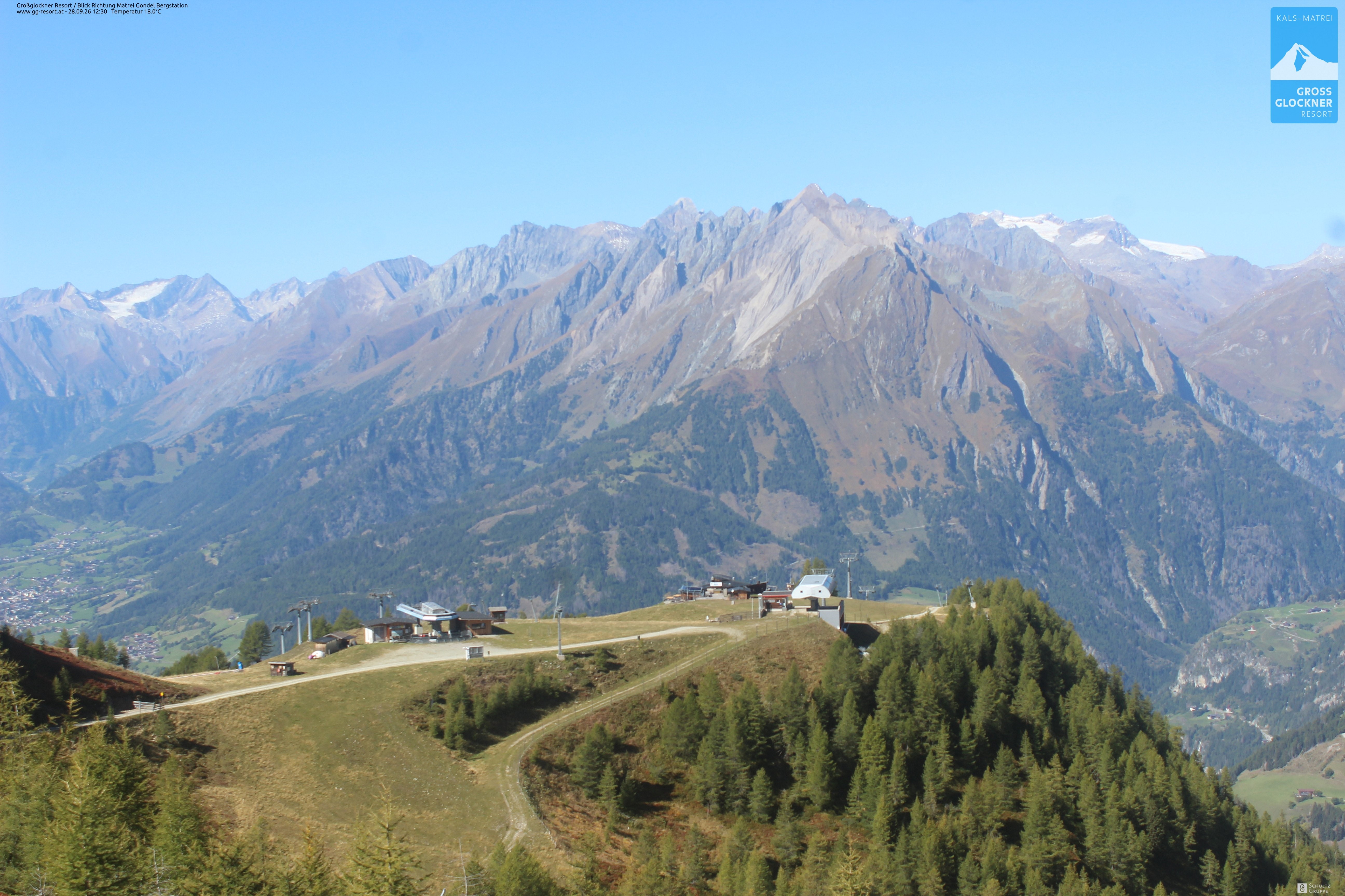 Archiv Foto Webcam Goldried-Gondelbahn Bergstation