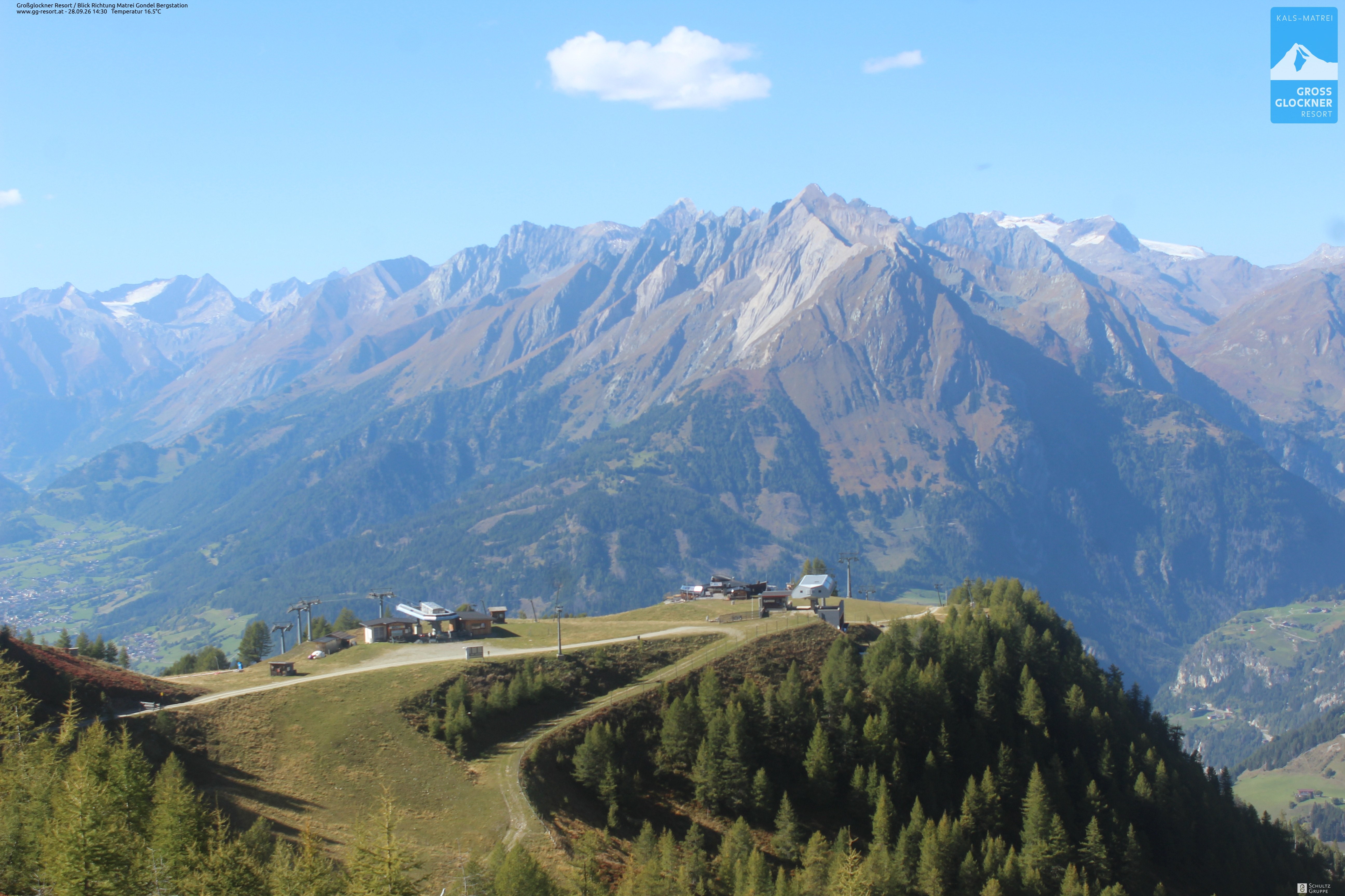 Archiv Foto Webcam Goldried-Gondelbahn Bergstation