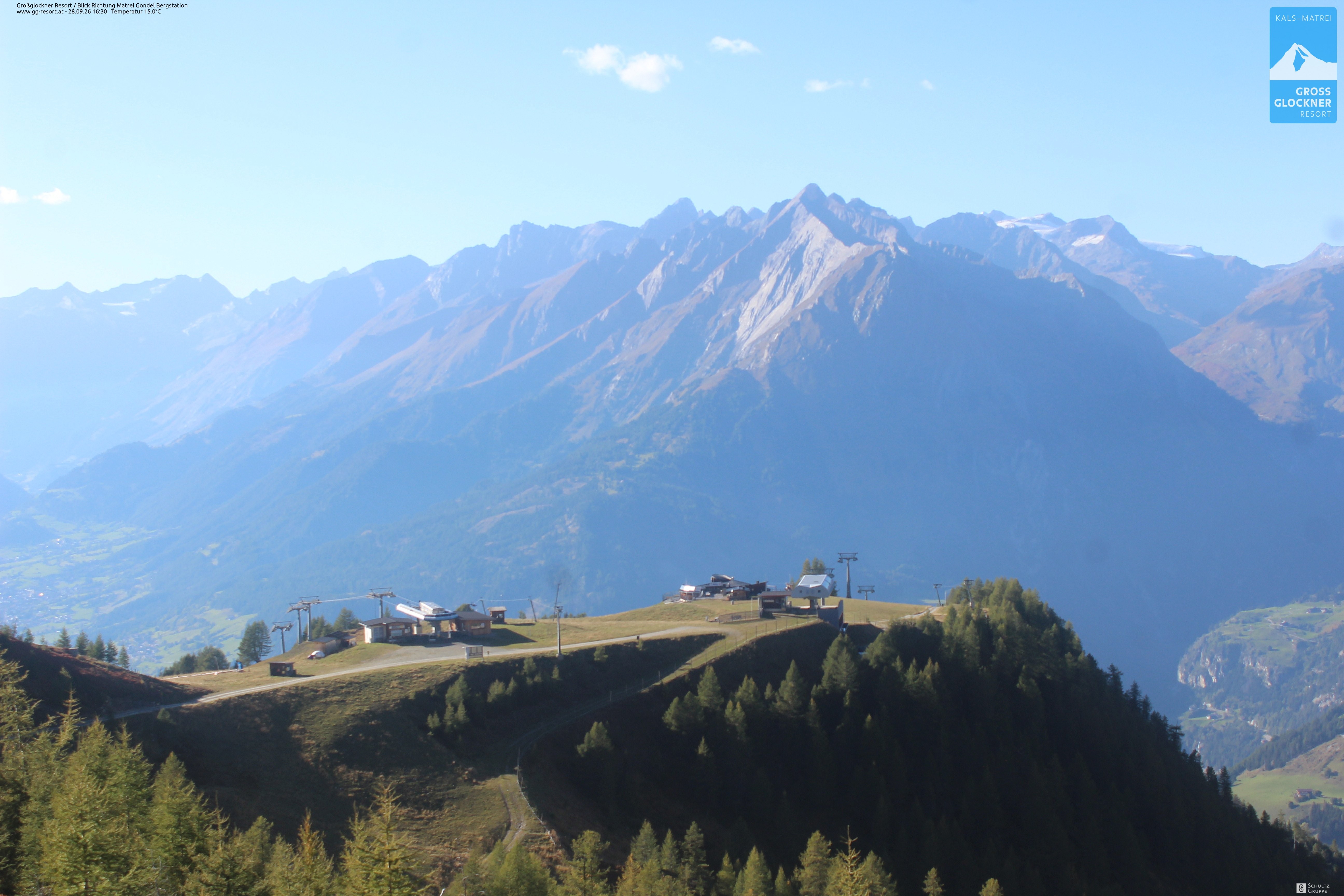Archiv Foto Webcam Goldried-Gondelbahn Bergstation