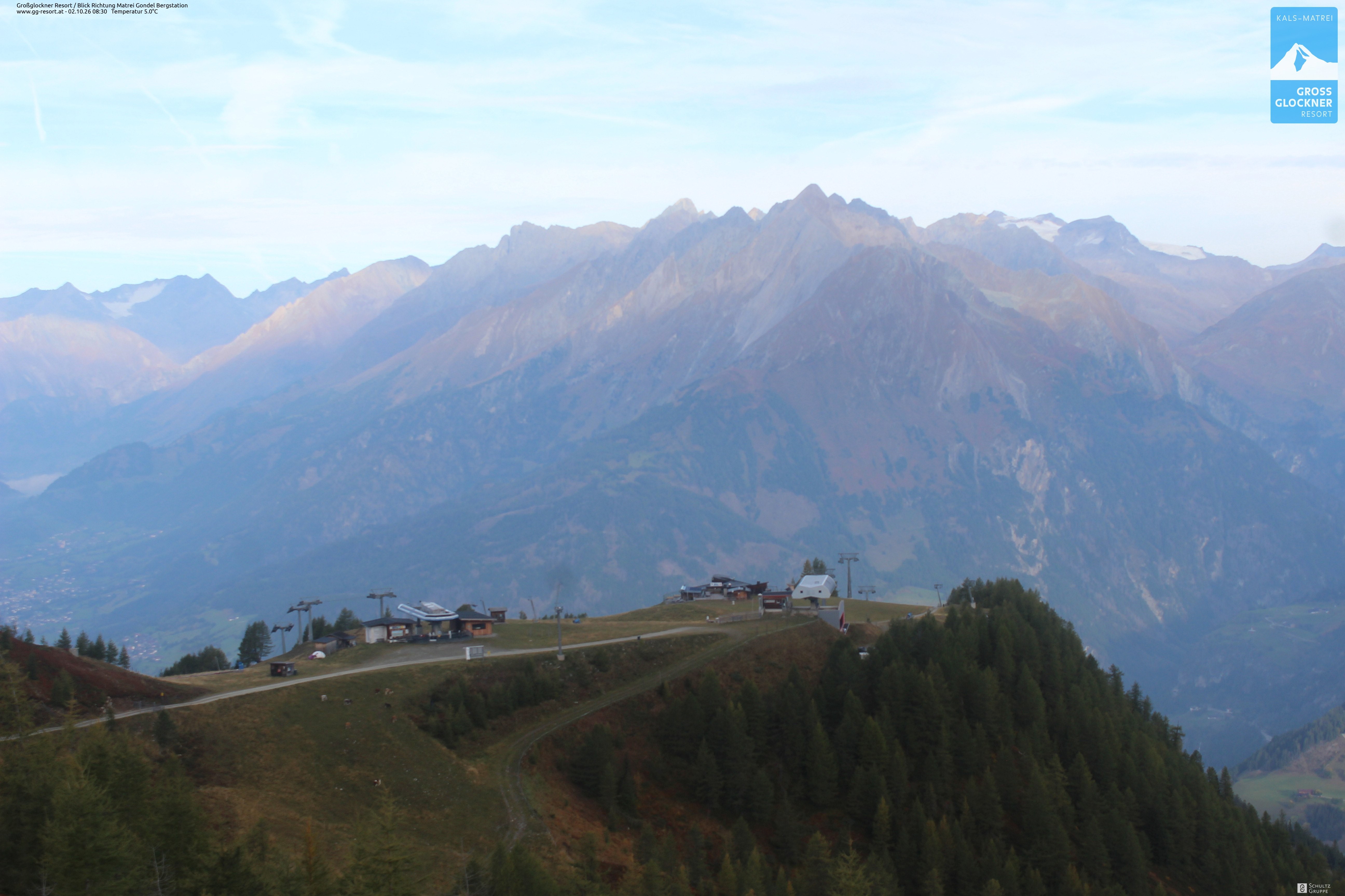 Archiv Foto Webcam Goldried-Gondelbahn Bergstation