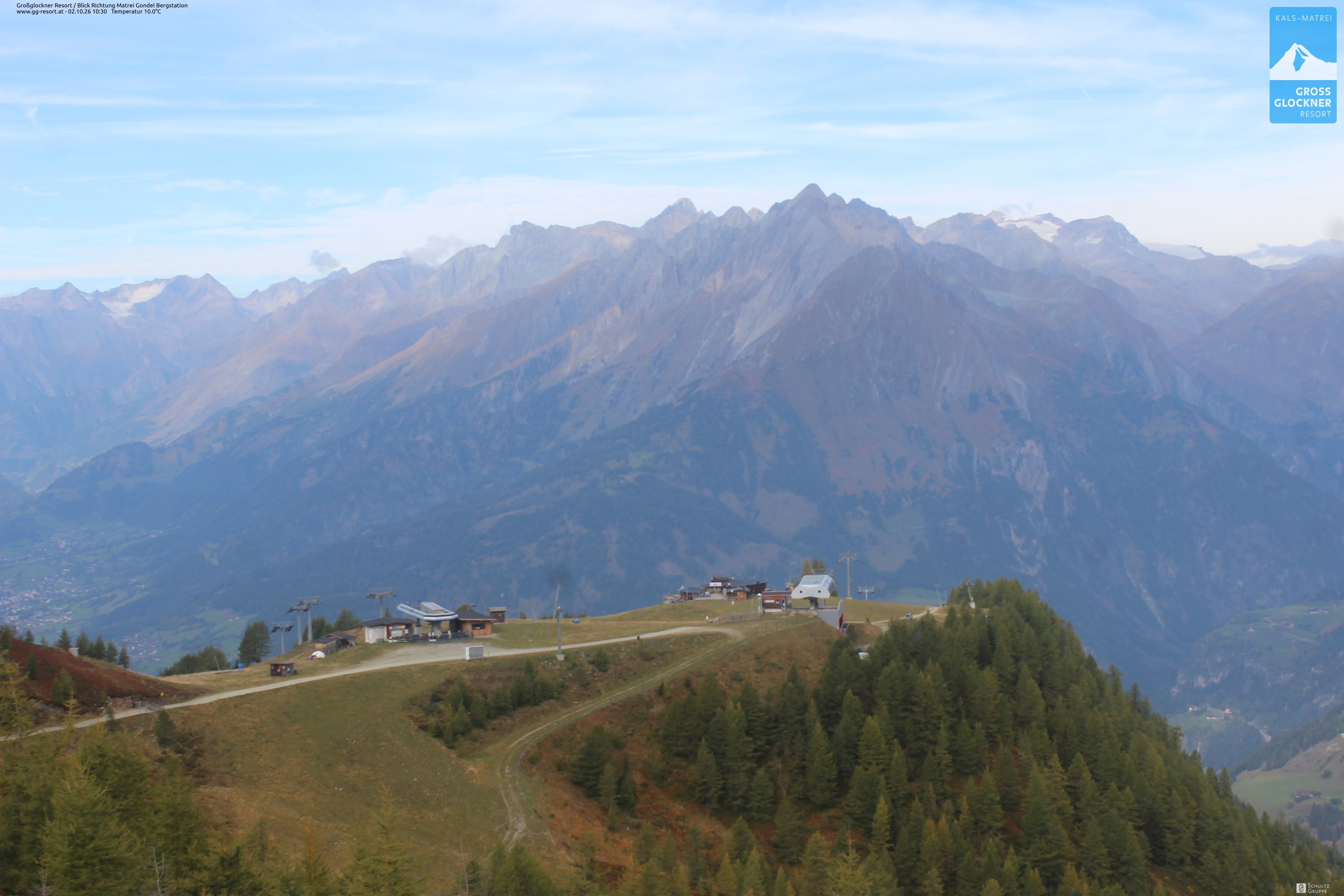 Archiv Foto Webcam Goldried-Gondelbahn Bergstation