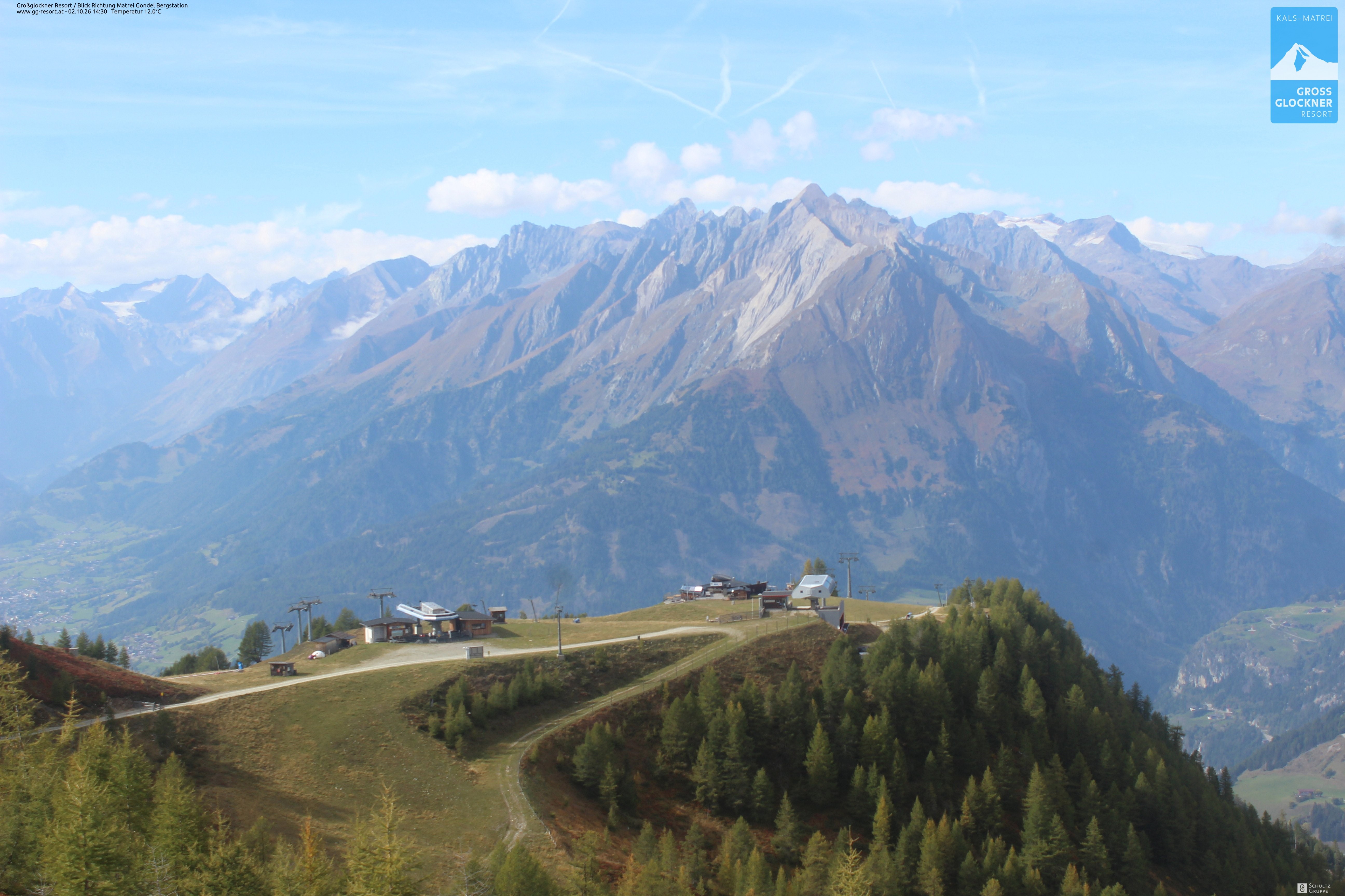 Archiv Foto Webcam Goldried-Gondelbahn Bergstation