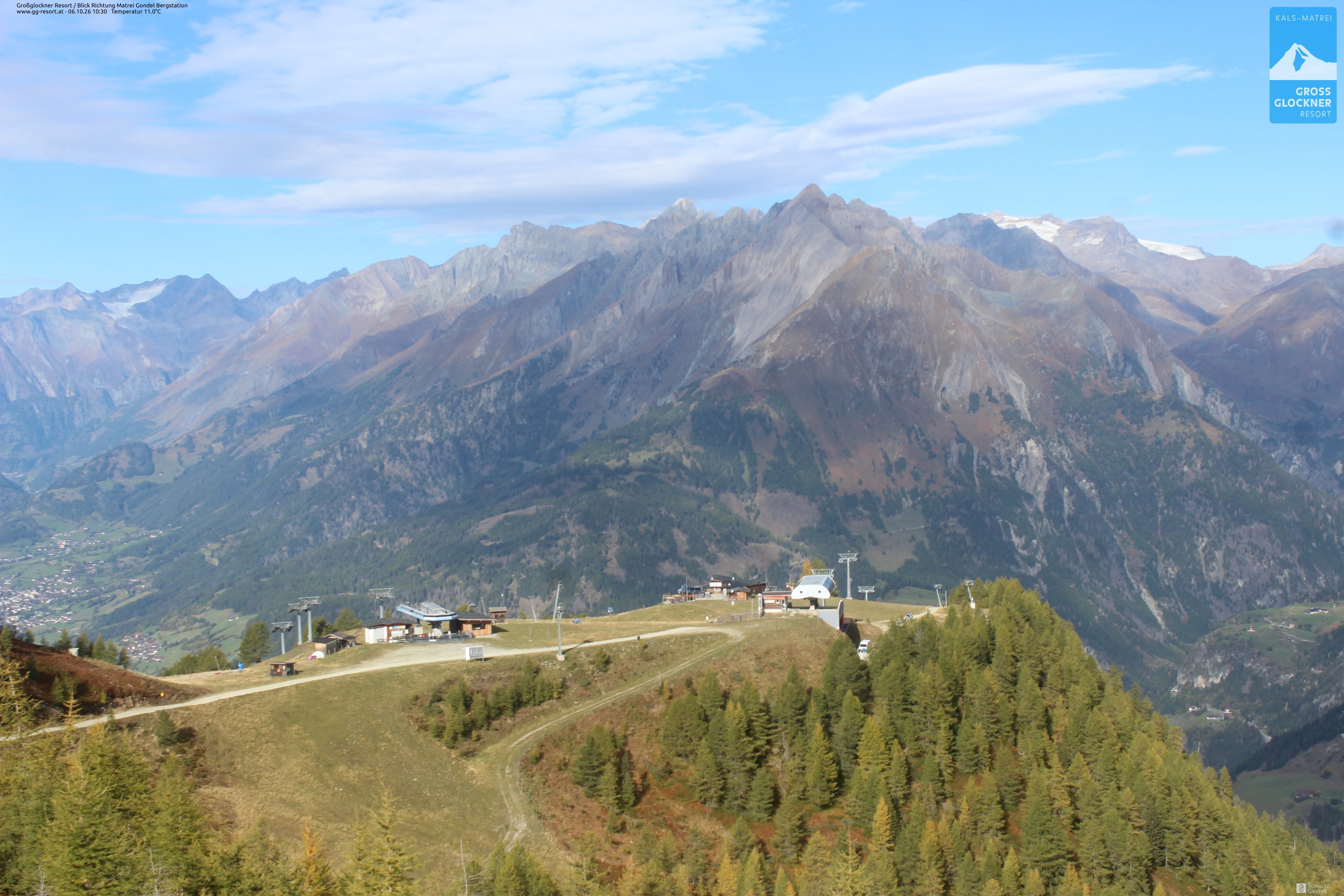 Archiv Foto Webcam Goldried-Gondelbahn Bergstation