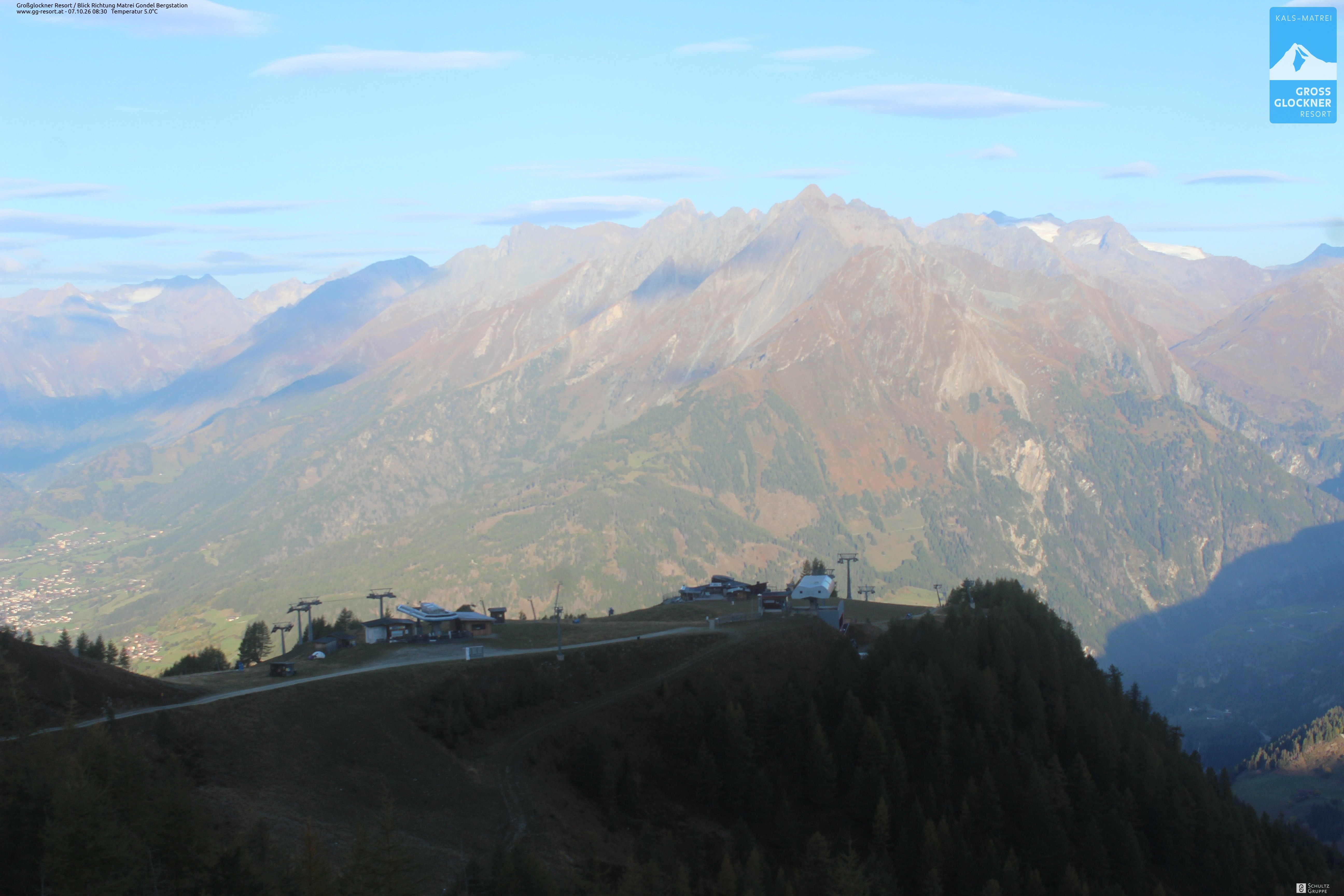 Archiv Foto Webcam Goldried-Gondelbahn Bergstation