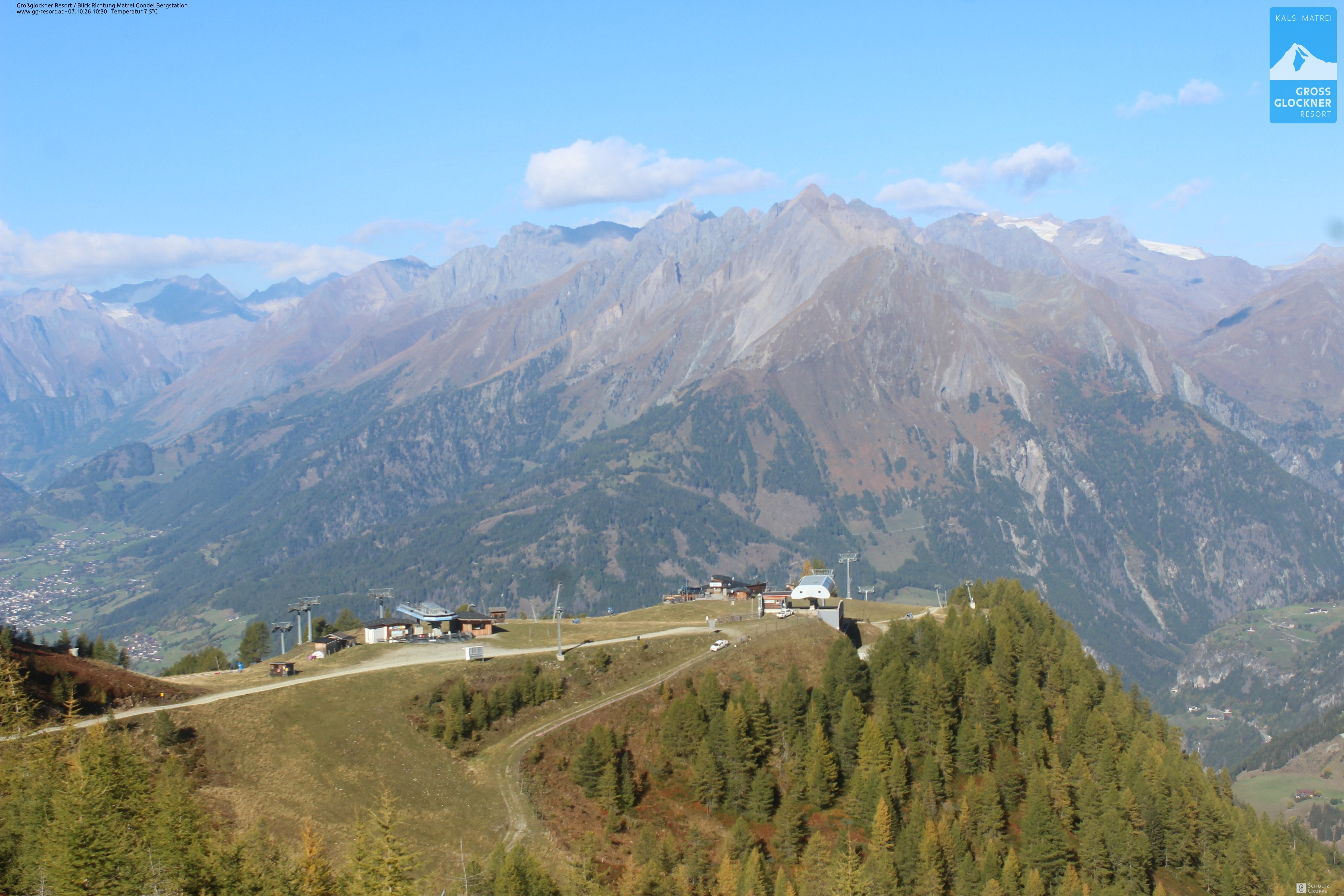Archiv Foto Webcam Goldried-Gondelbahn Bergstation